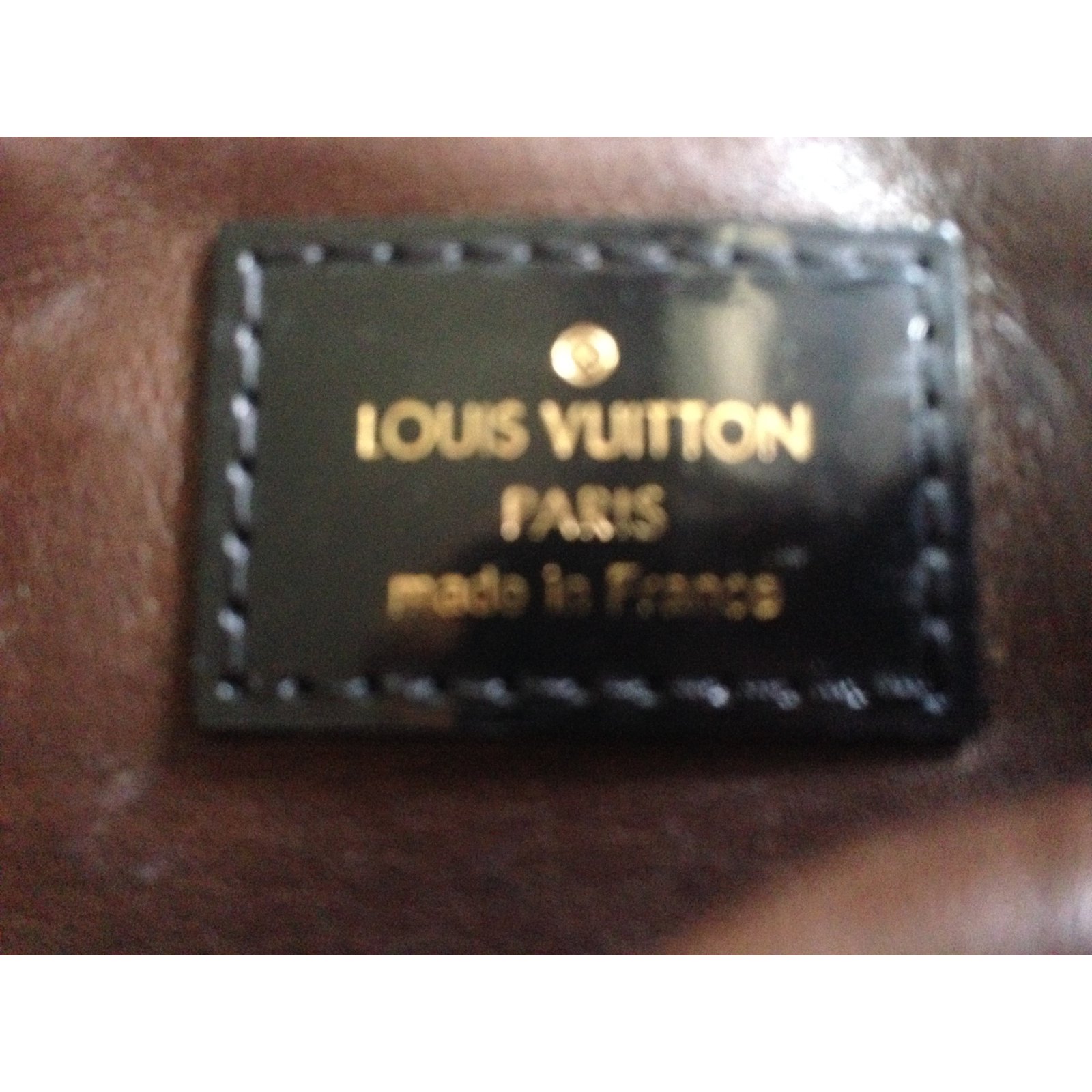 Louis Vuitton Clutch bag Beige Fur ref.37744 - Joli Closet