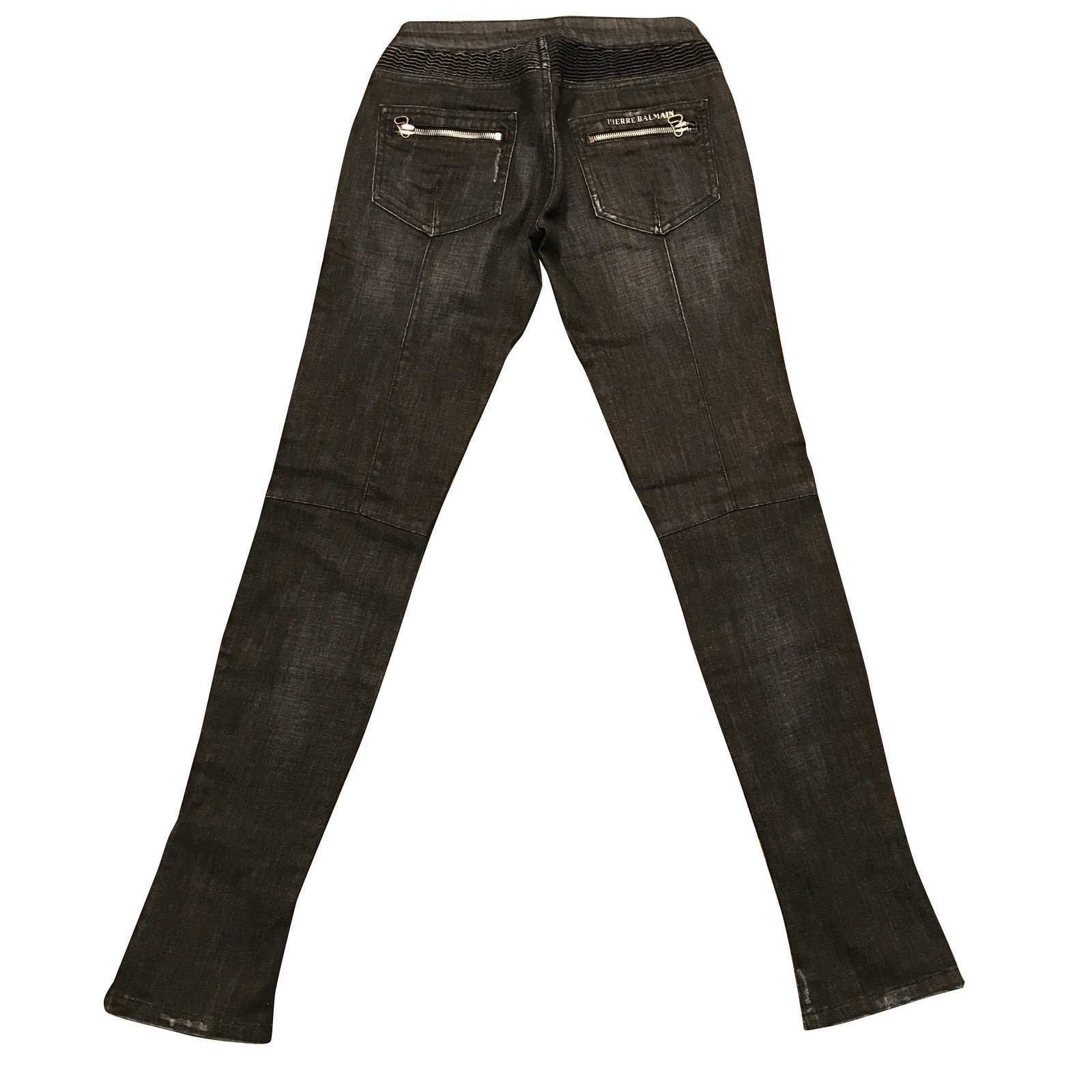 Pierre Balmain Jeans Grey Cotton ref.38161 - Joli Closet