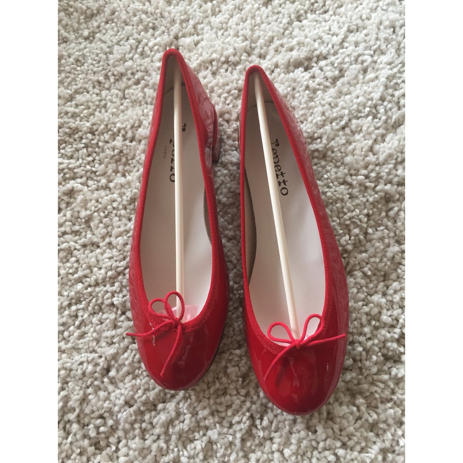 Repetto Ballet flats Red Patent leather ref.38658 - Joli Closet