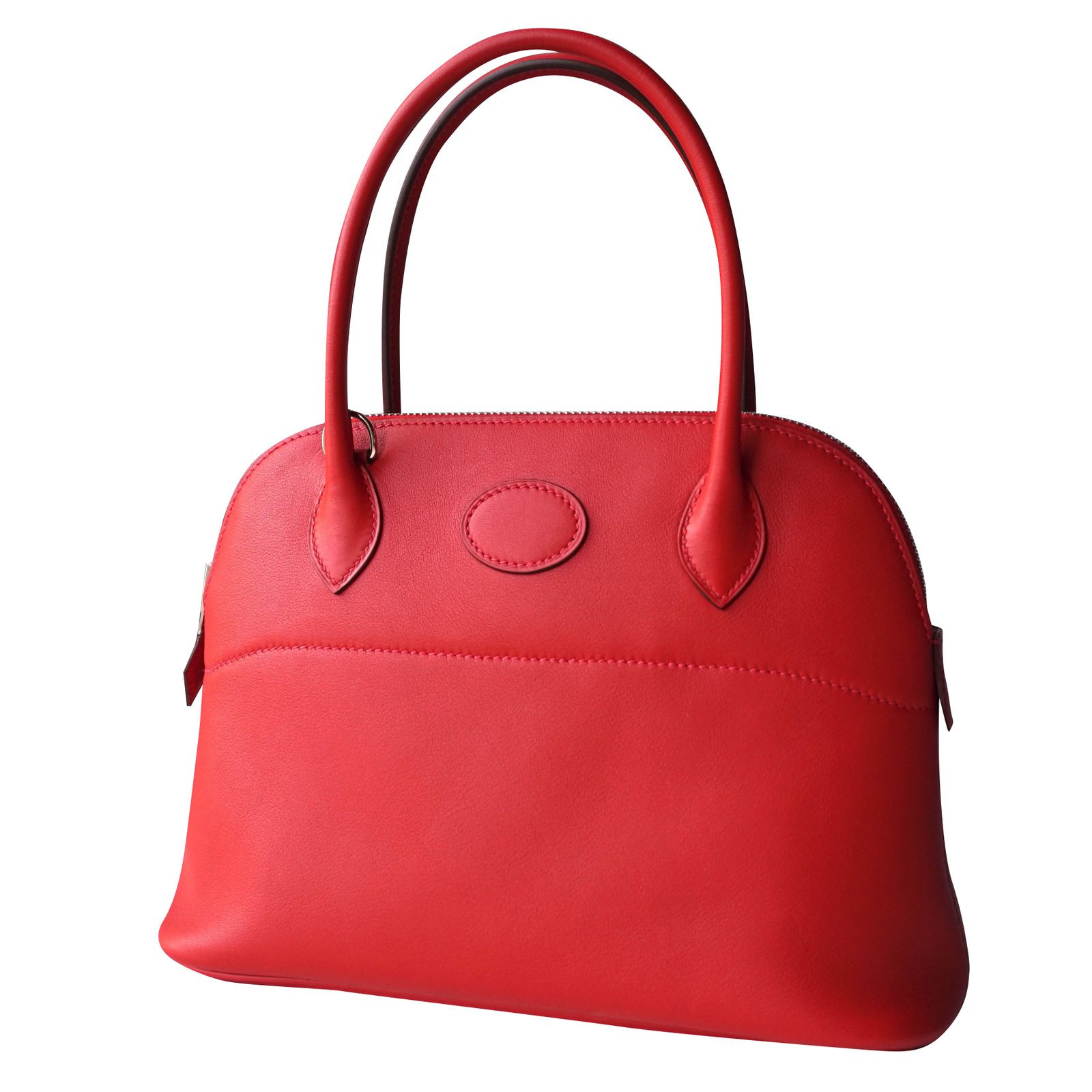 Hermès Bolide 27 Red Leather ref.38705 - Joli Closet