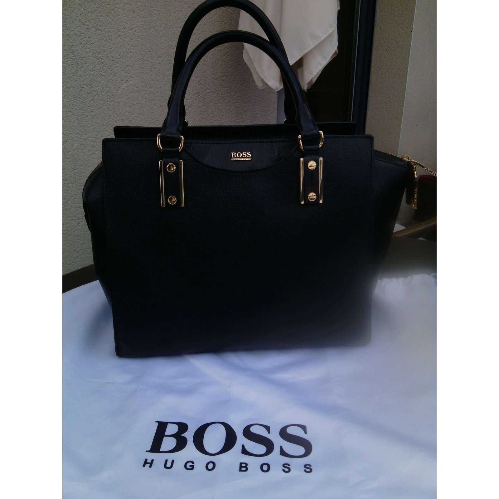 Hugo Boss Handbag Handbags Leather 