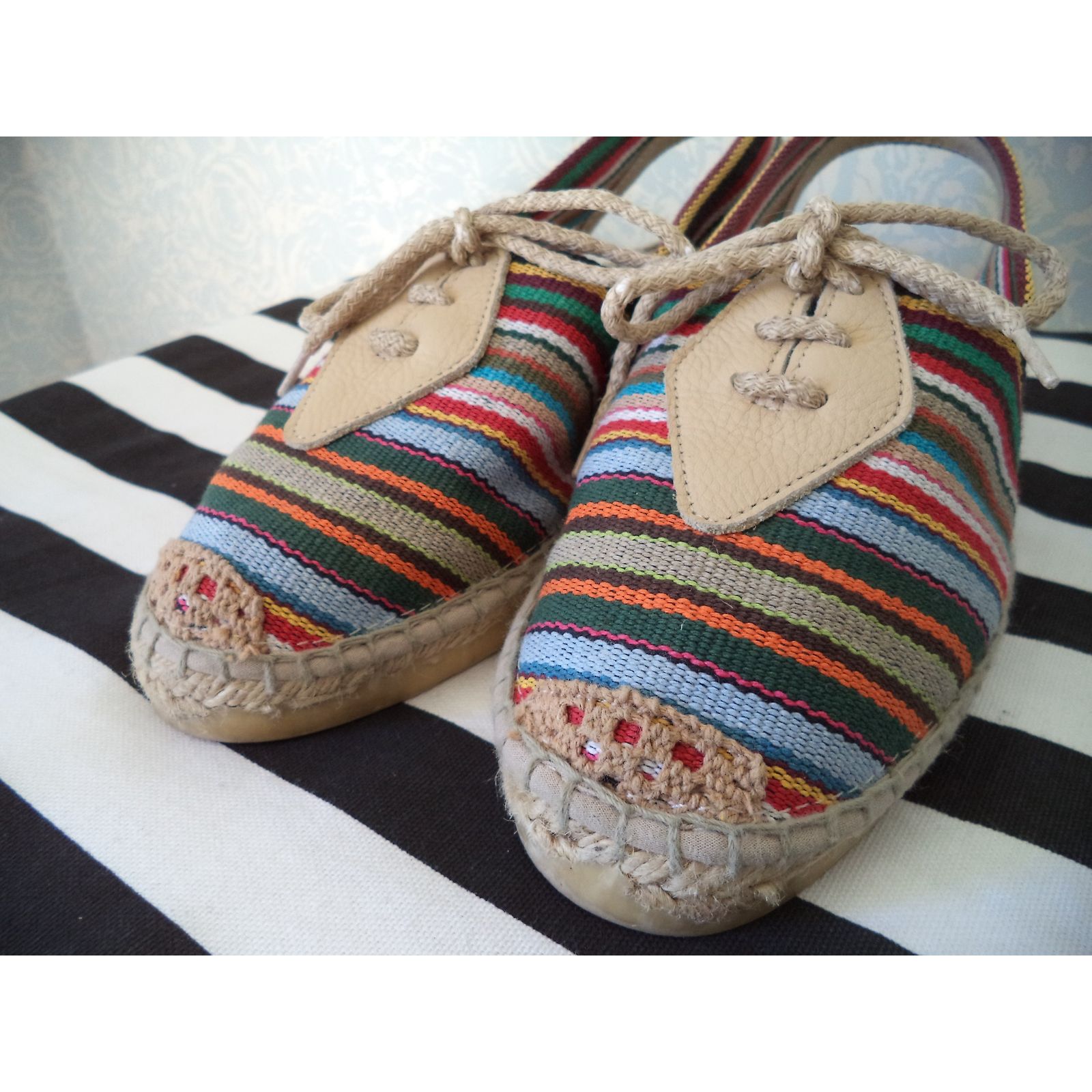 Espadrilles Classiques Esparto - Toile Naturelle, Semelle Jute Et Caoutchouc, Fait En Espagne
