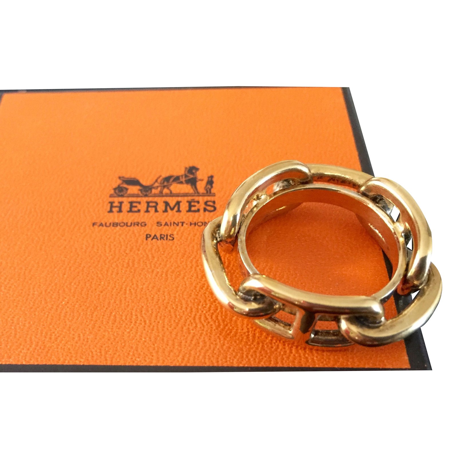 Hermès Ring Golden Gold-plated ref.39588 - Joli Closet