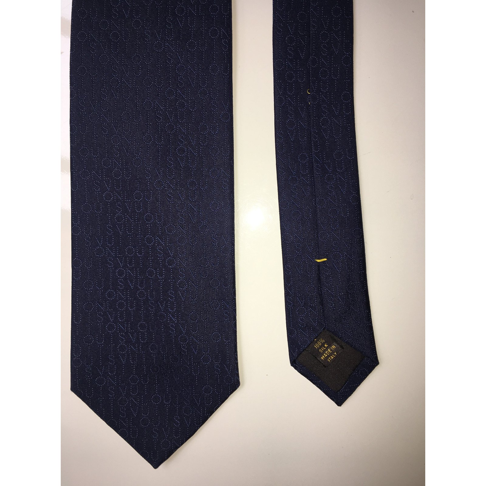 Louis Vuitton cravatta Marrone Seta ref.39726 - Joli Closet