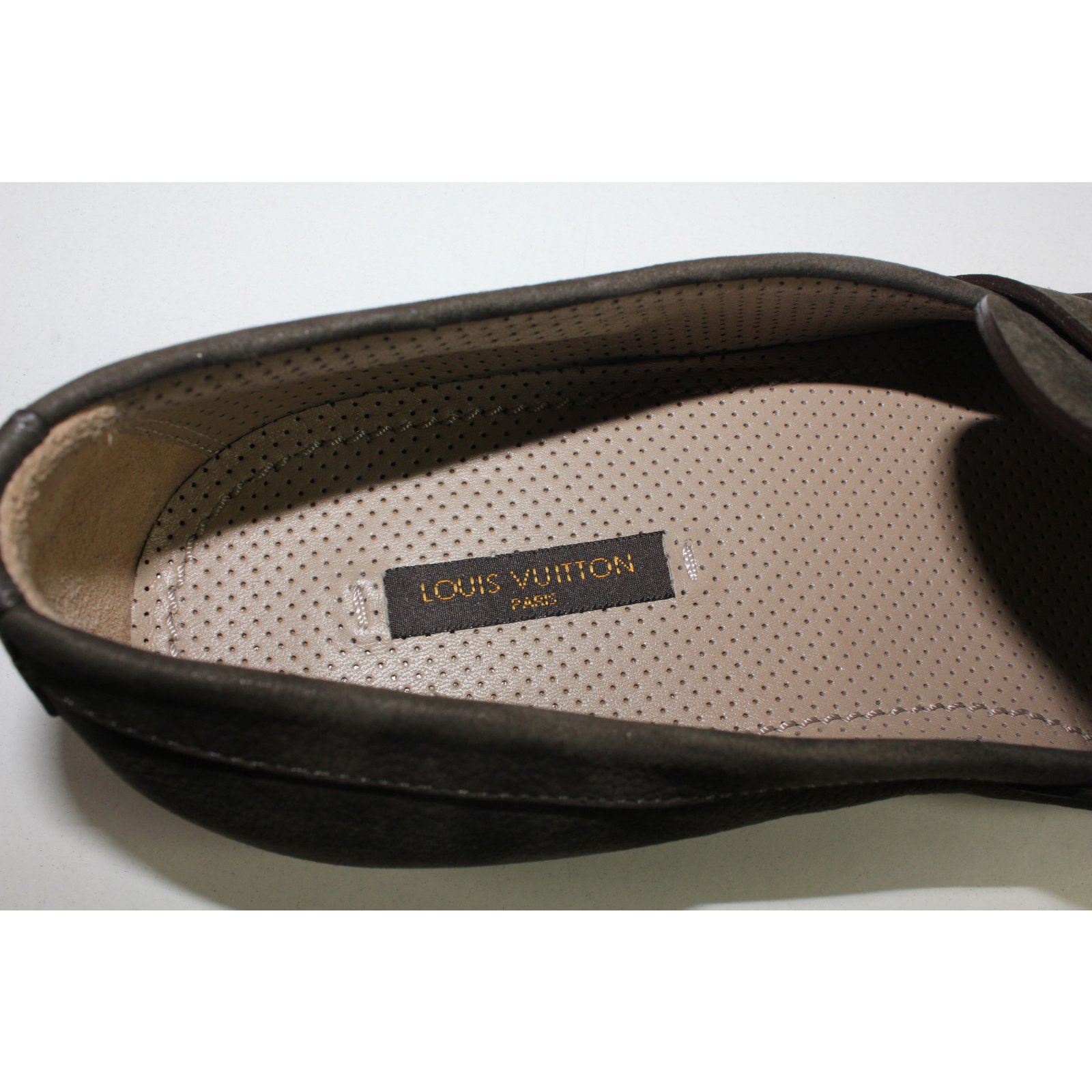 Louis Vuitton Loafers Brown Leather ref.39730 - Joli Closet