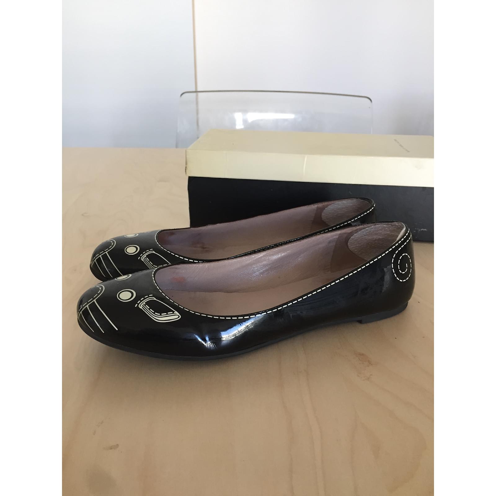 Marc by Marc Jacobs Ballerinas Black Patent leather ref.39880 - Joli Closet