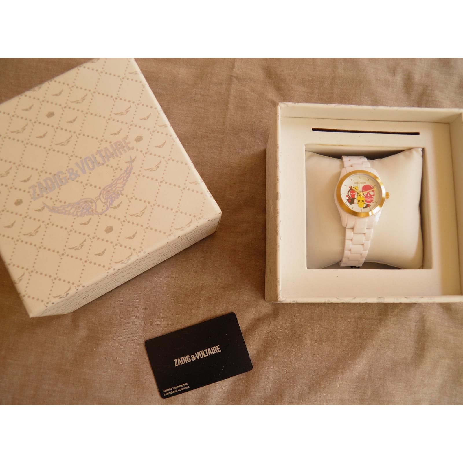 Zadig & Voltaire tete de mort Blanc ref.40628 - Joli Closet