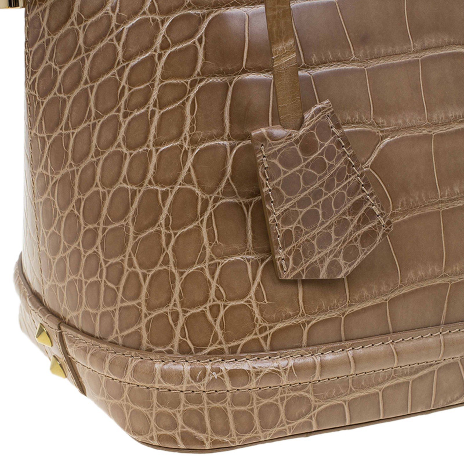 Louis Vuitton lockit PM crocodile Beige Exotic leather ref.40718 - Joli  Closet