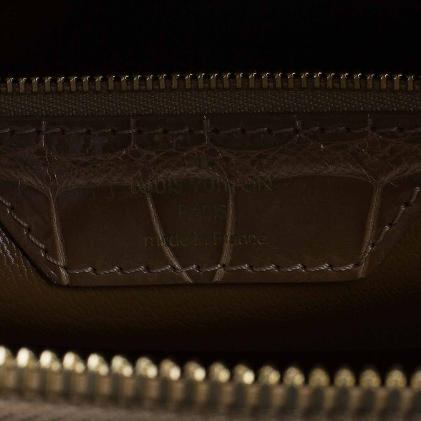 Louis Vuitton lockit PM crocodile Beige Exotic leather ref.40718