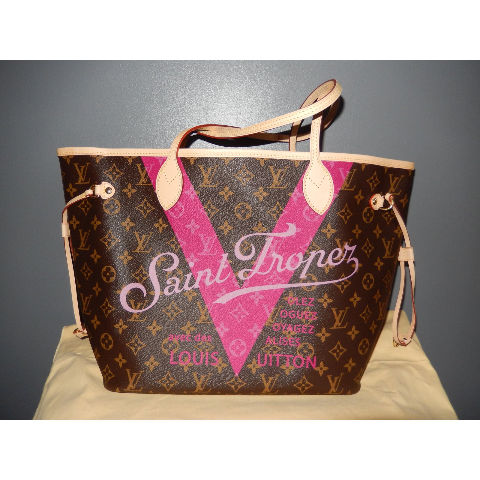 Louis Vuitton Limited Edition St Tropez Neverfull MM Tote Bag XXL at  1stDibs  louis vuitton neverfull saint tropez, louis vuitton saint tropez  neverfull, louis vuitton st tropez neverfull