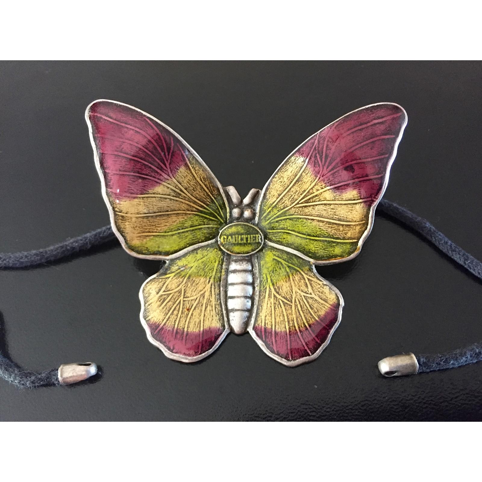 Jean Paul Gaultier Necklace Purple Metal ref.41042 - Joli Closet