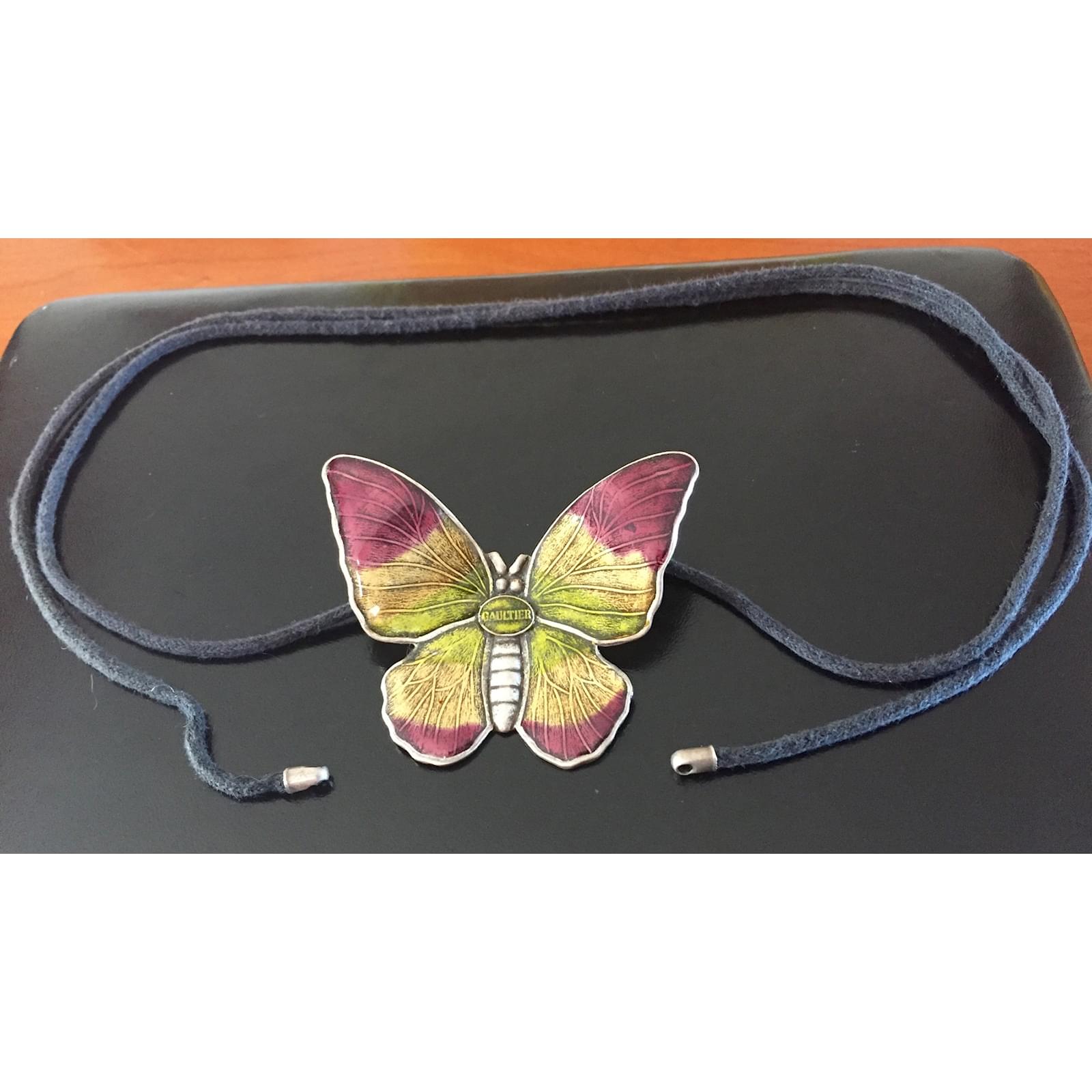 Jean Paul Gaultier Necklace Purple Metal ref.41042 - Joli Closet