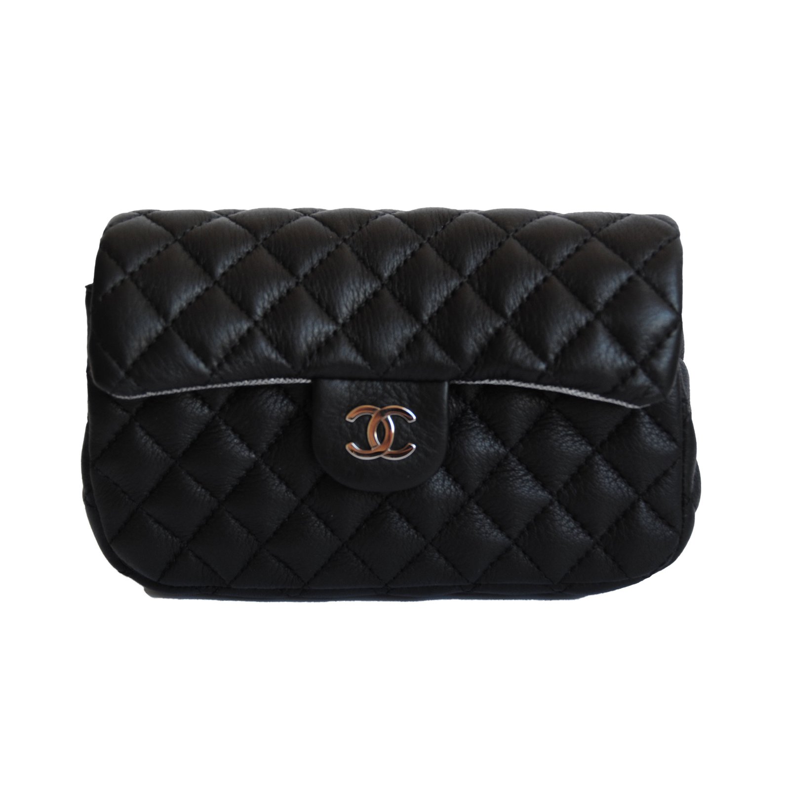 Chanel belt bag Black Lambskin ref.41120 - Joli Closet