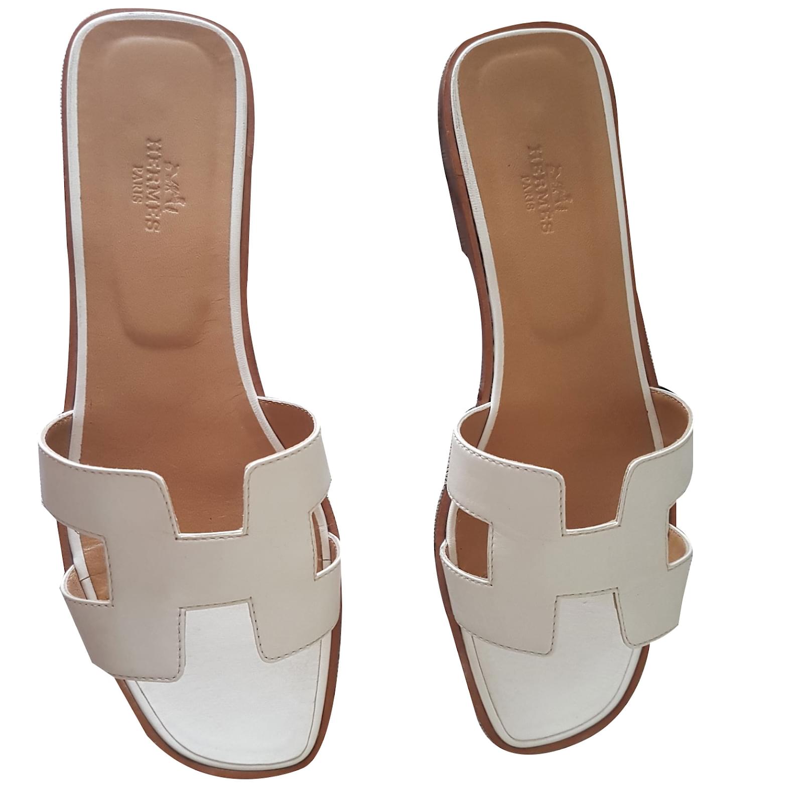 sandales oran hermes camel