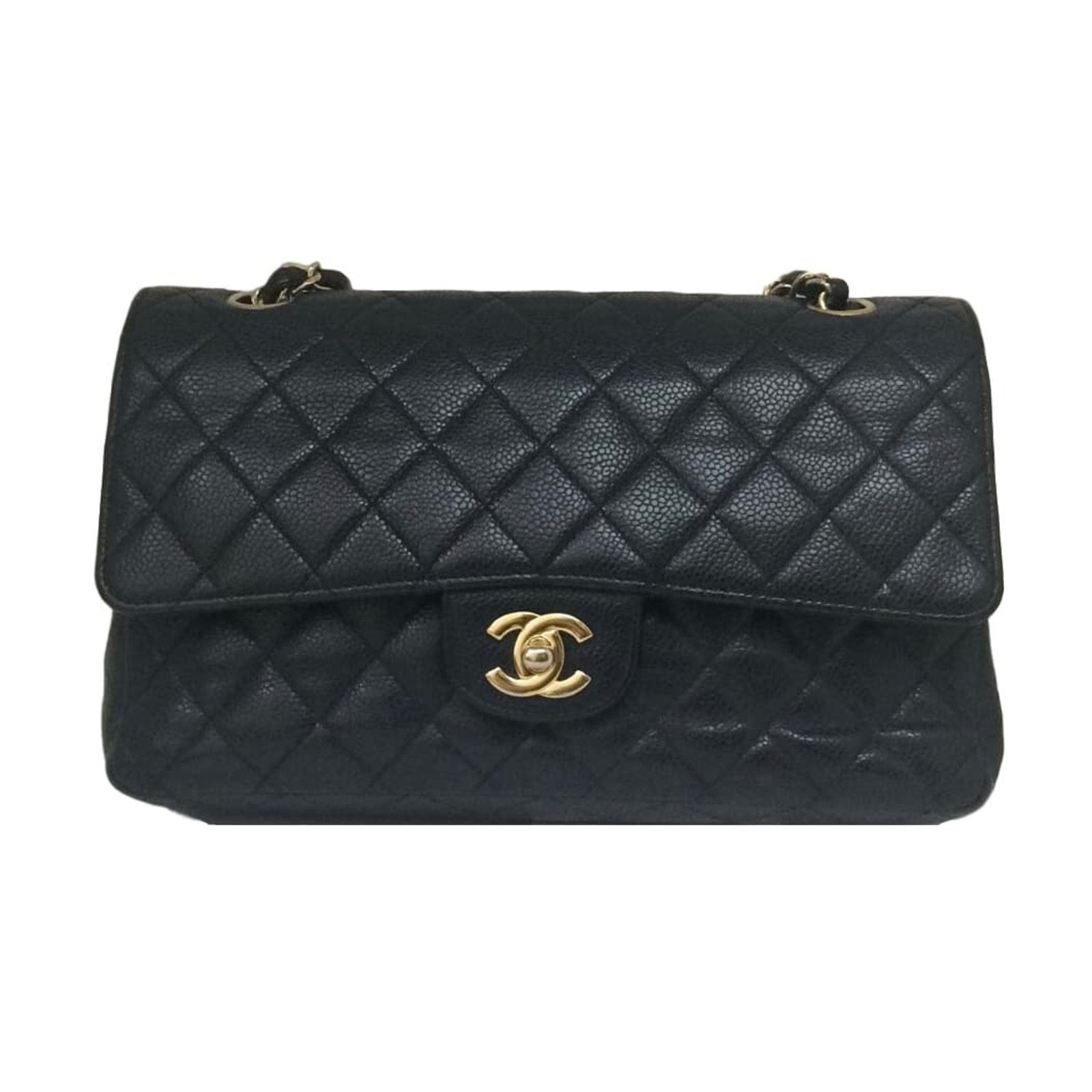 Chanel Timeless Medium caviar Black Leather ref.41339 - Joli Closet