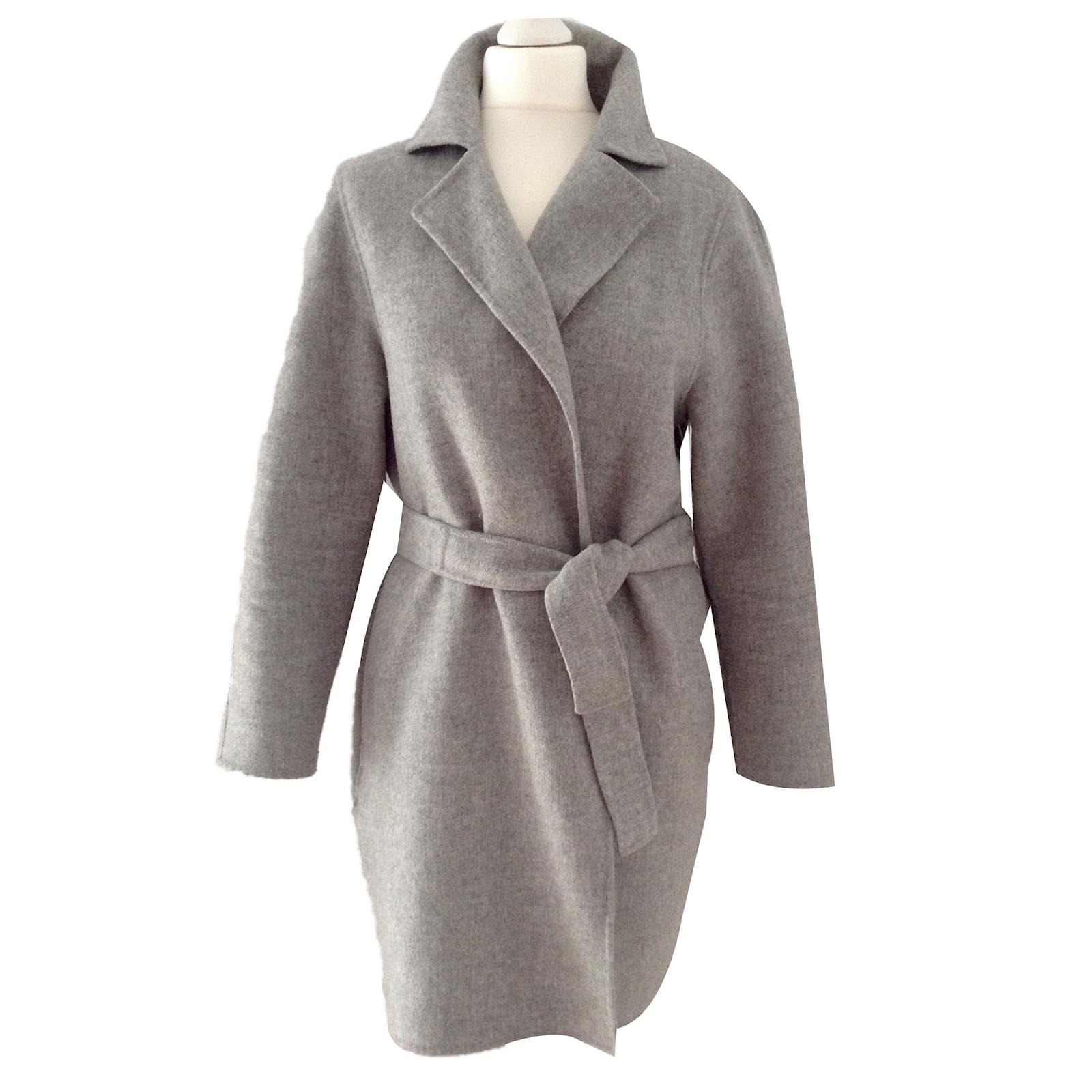 Weekend Max Mara Coat Grey Wool ref.41941 - Joli Closet