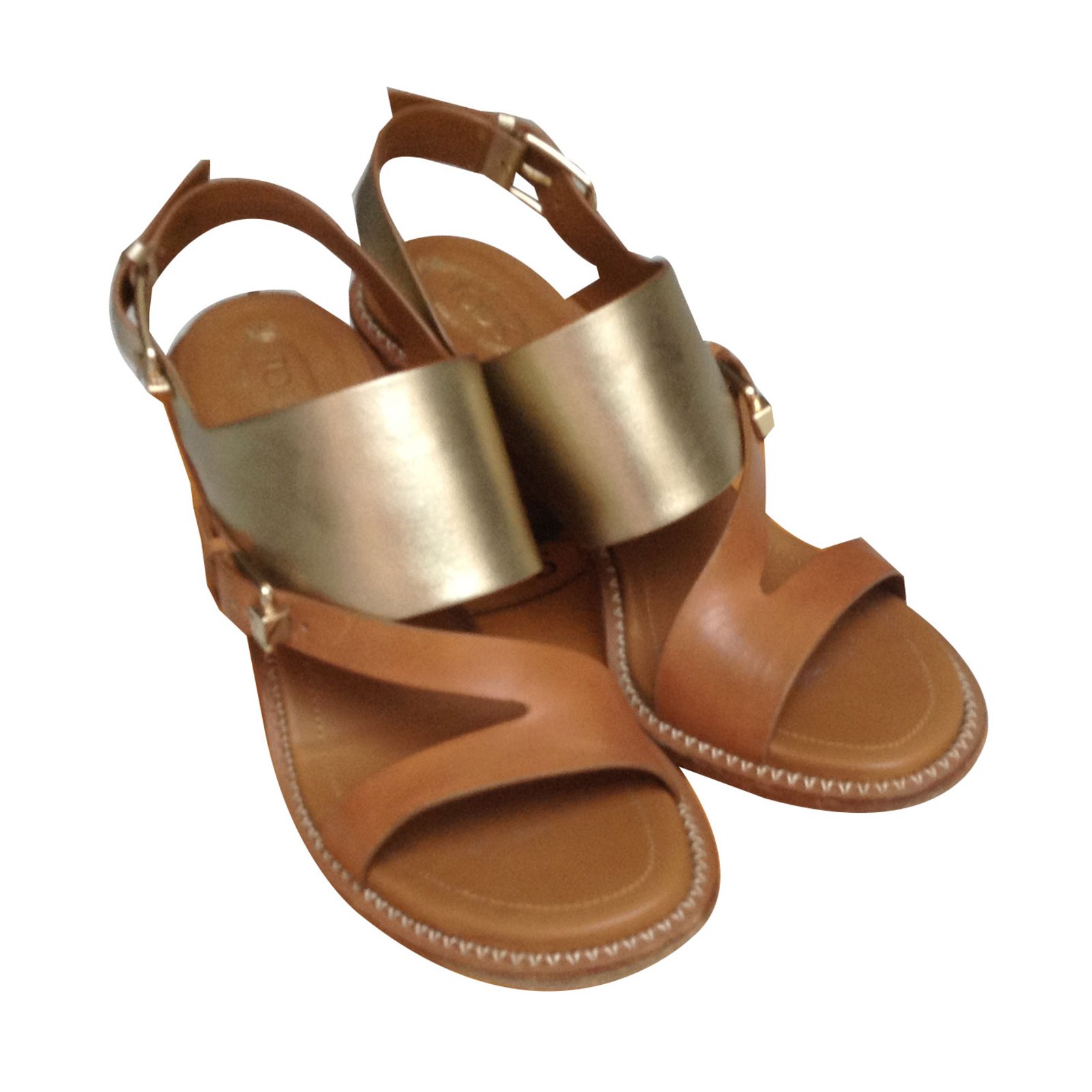 Tod's Sandals Leather ref.42020 - Joli Closet