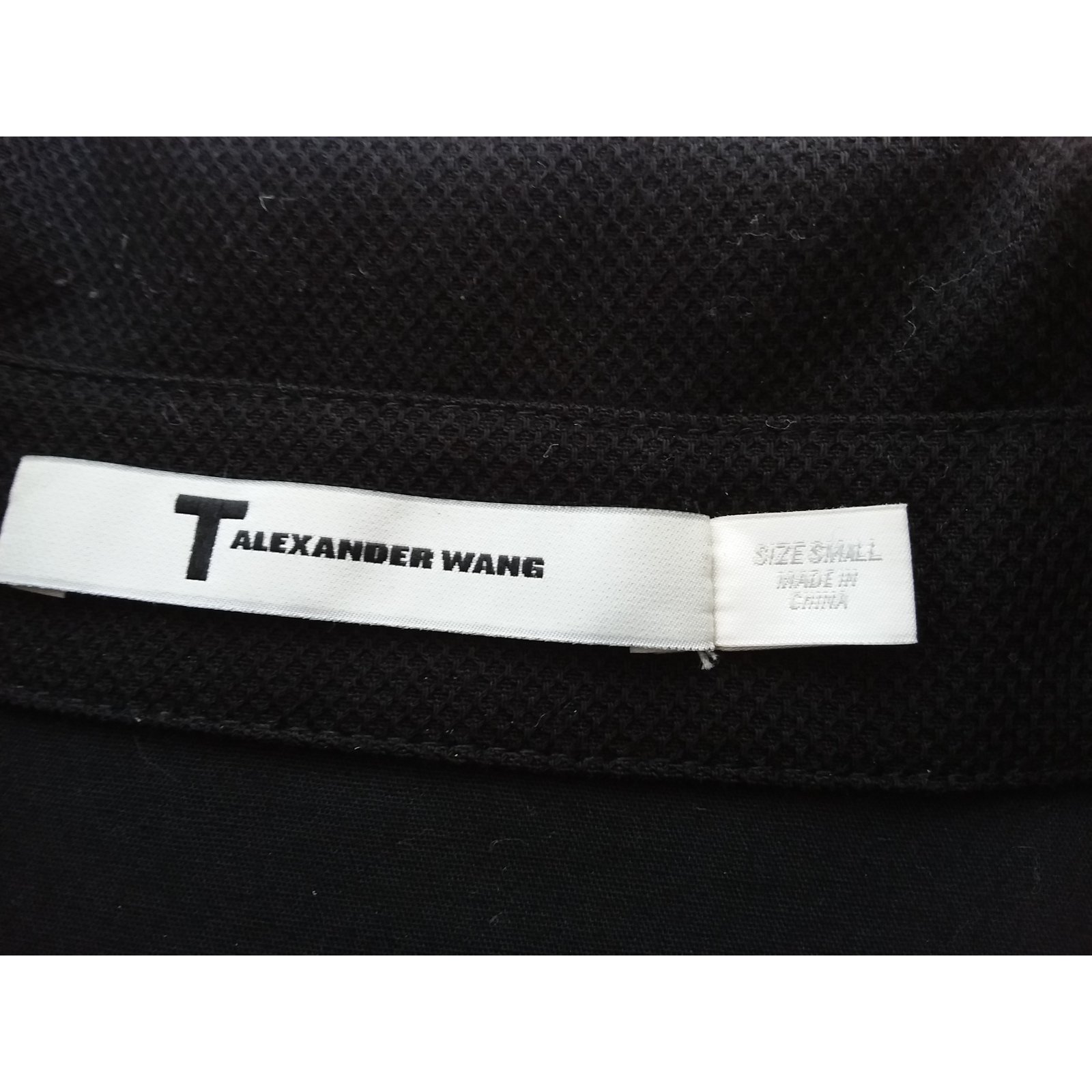 T By Alexander Wang Shirt Dress Black Cotton ref.42550 - Joli Closet