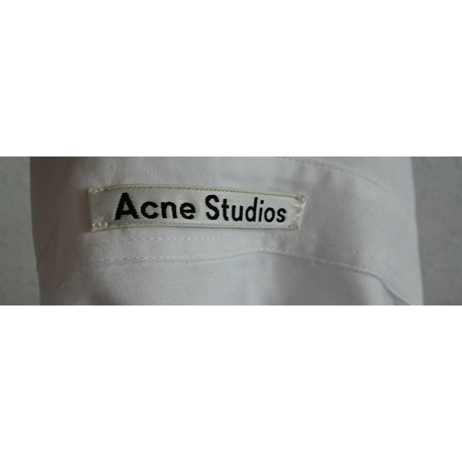 acne studios addle flu denim
