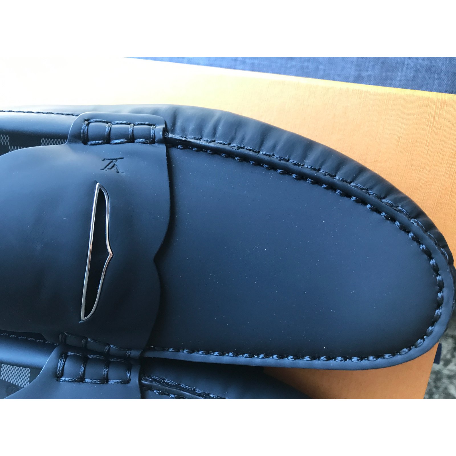 Calzado Louis Vuitton Shade Loafers Slip Navy Blue