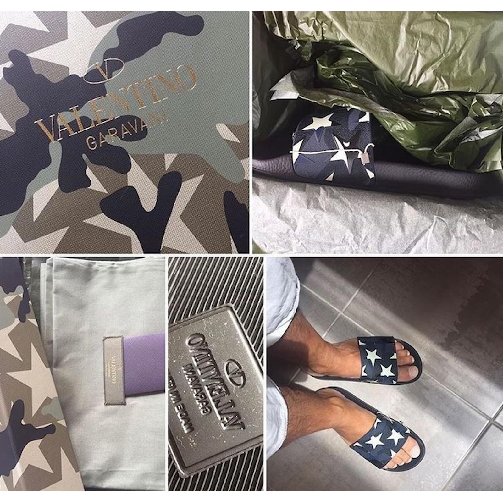claquette valentino homme