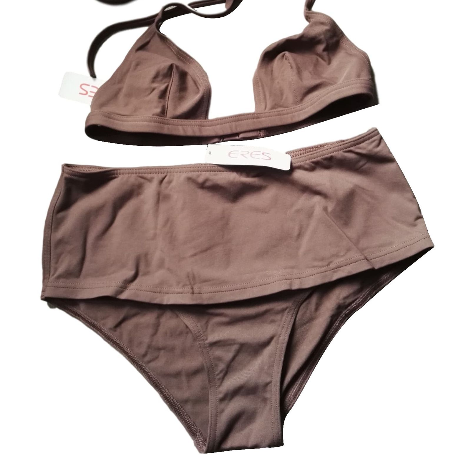Culotte Haute De Maillot De Bain ERES Byzance Mansoura – Taille 40, Marron, Neuf Avec étiquette