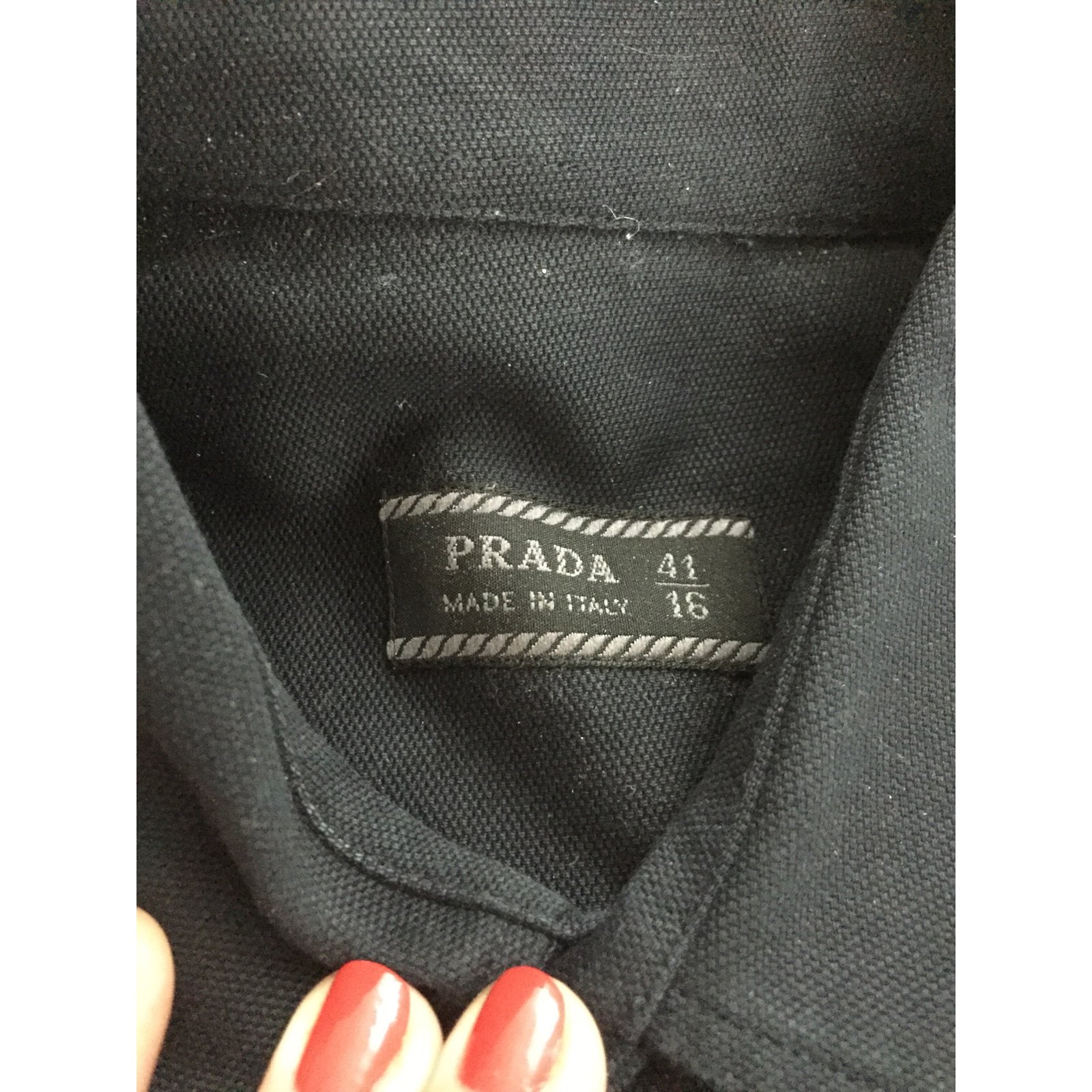 Prada Shirts Black Cotton ref.43385 - Joli Closet