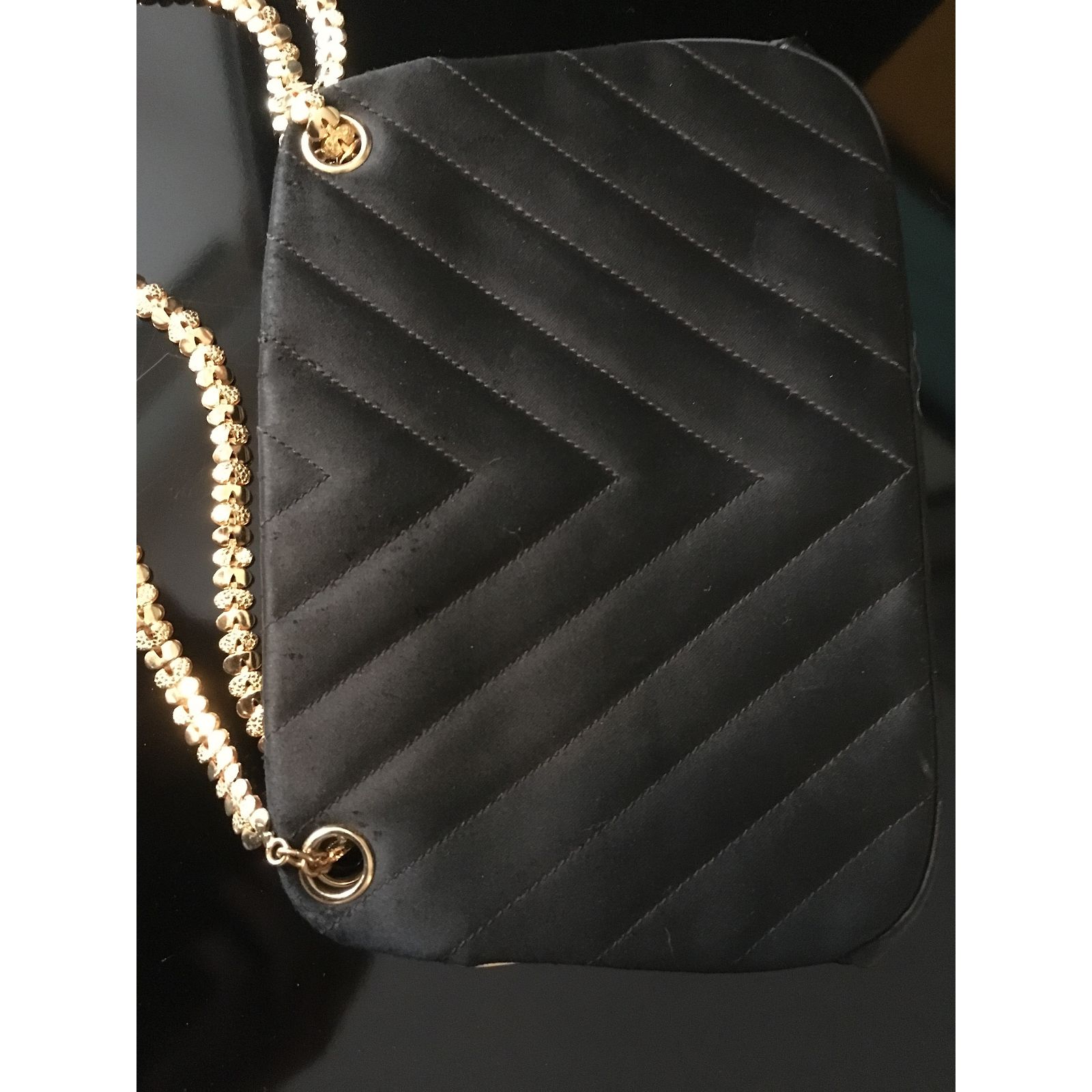 Petit Sac De Soirée Noir Par Accessorize - Taille Small - Occasion