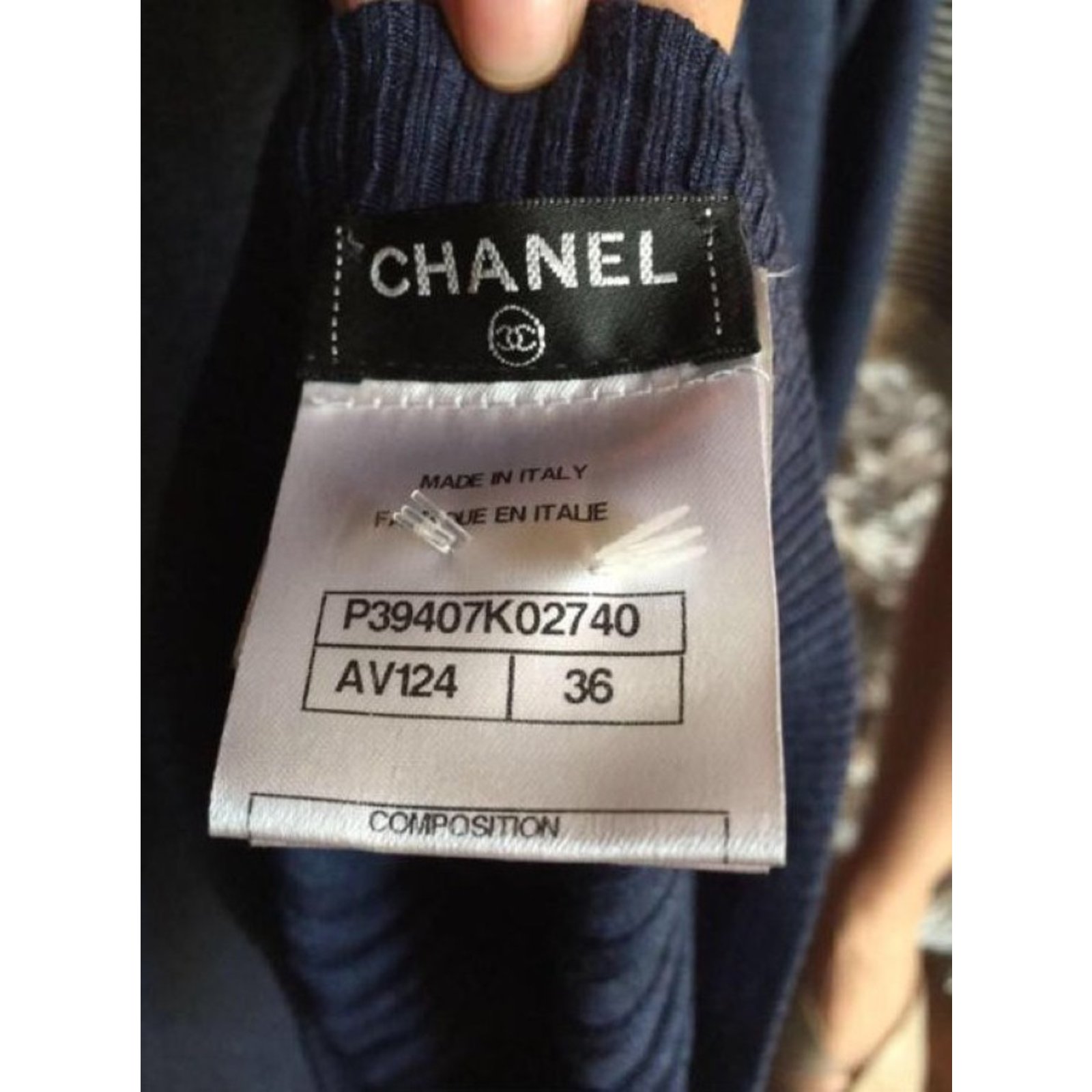Chanel Traje de etiqueta Azul ref.44526 - Joli Closet