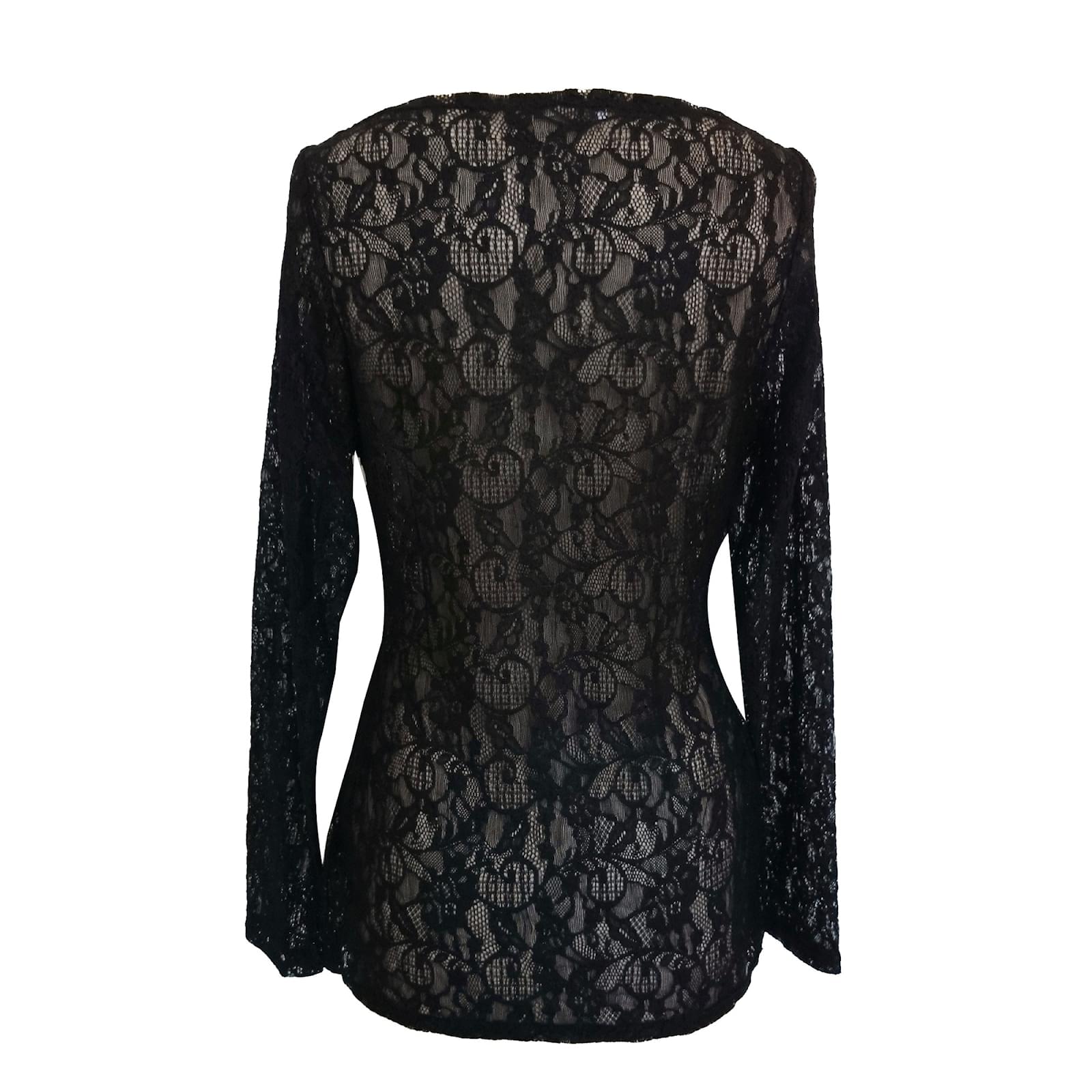 Anne Fontaine Tops Black Polyamide ref.44963 - Joli Closet