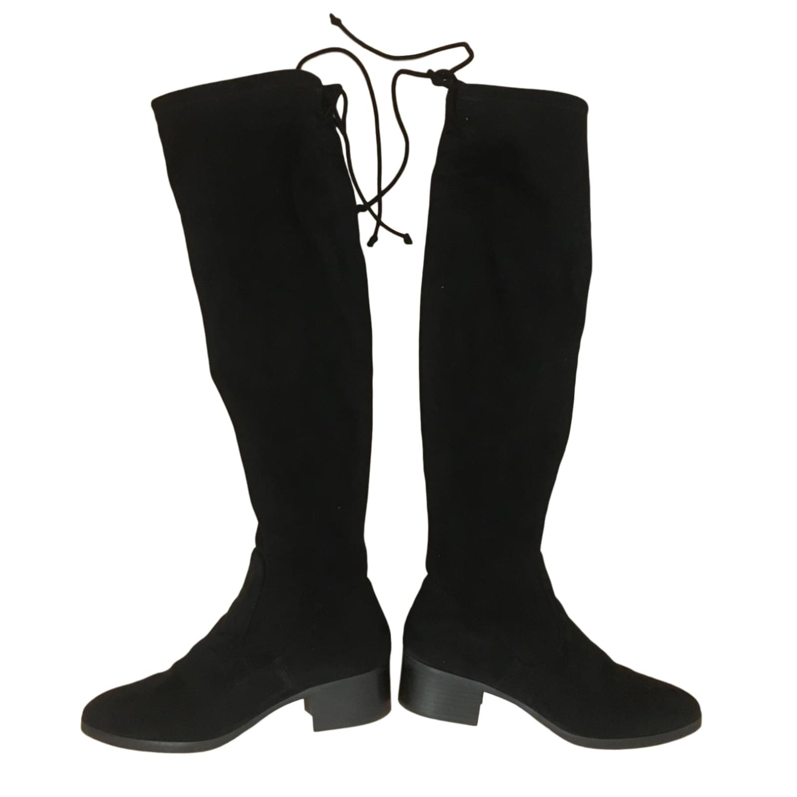 Zara Boots Black Synthetic ref.45795 Joli Closet
