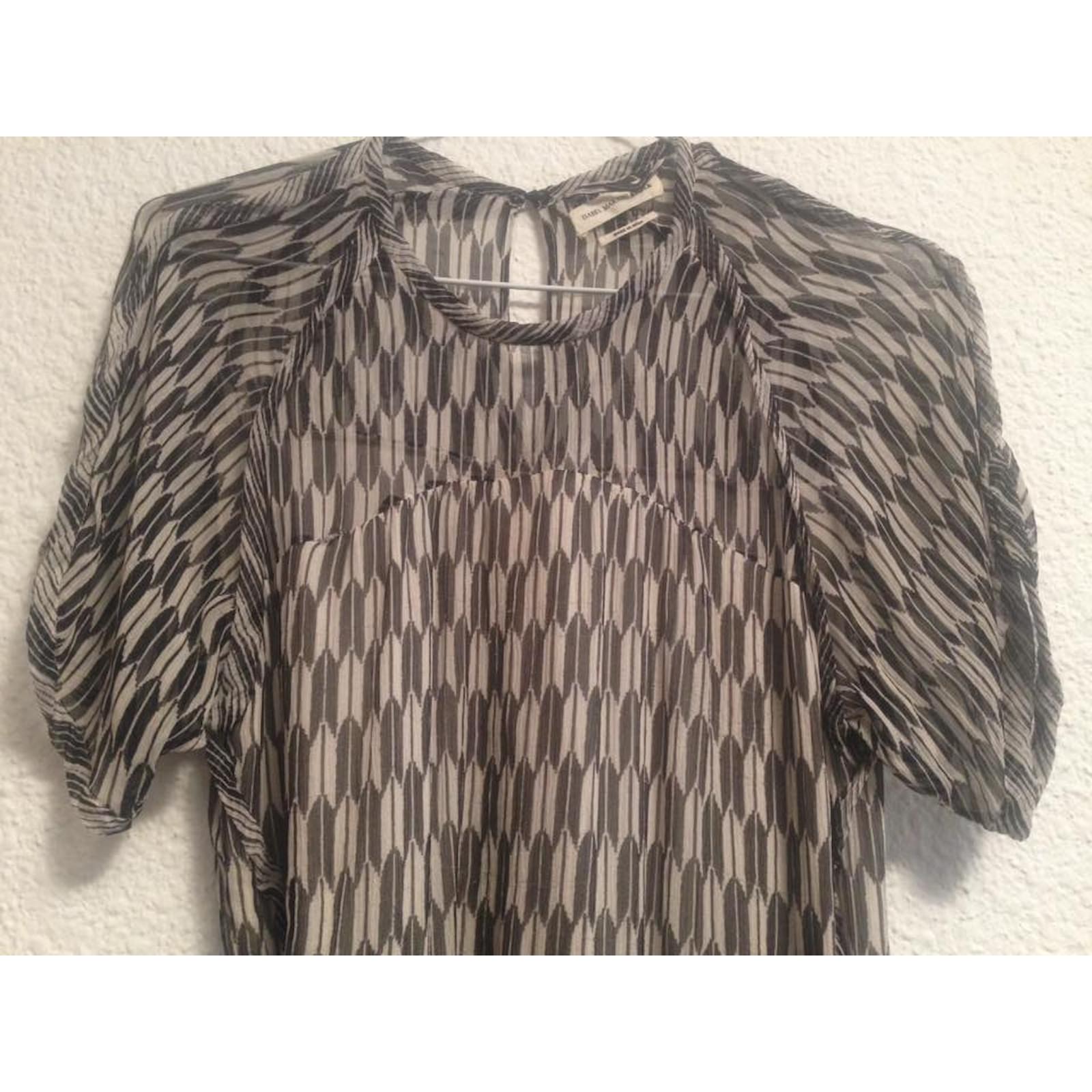 Isabel Marant Etoile Zaggy Black Silk 