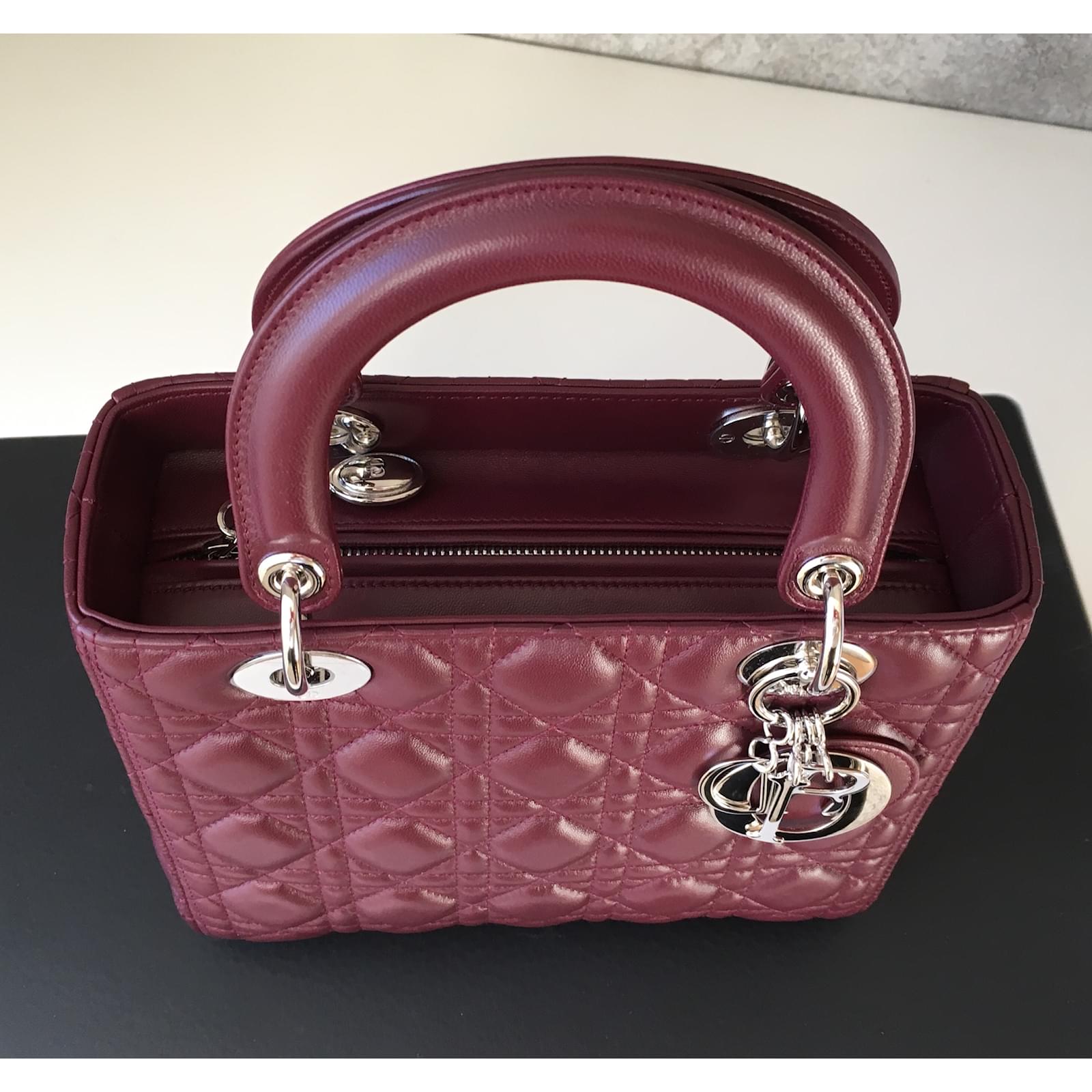 lady dior dark red