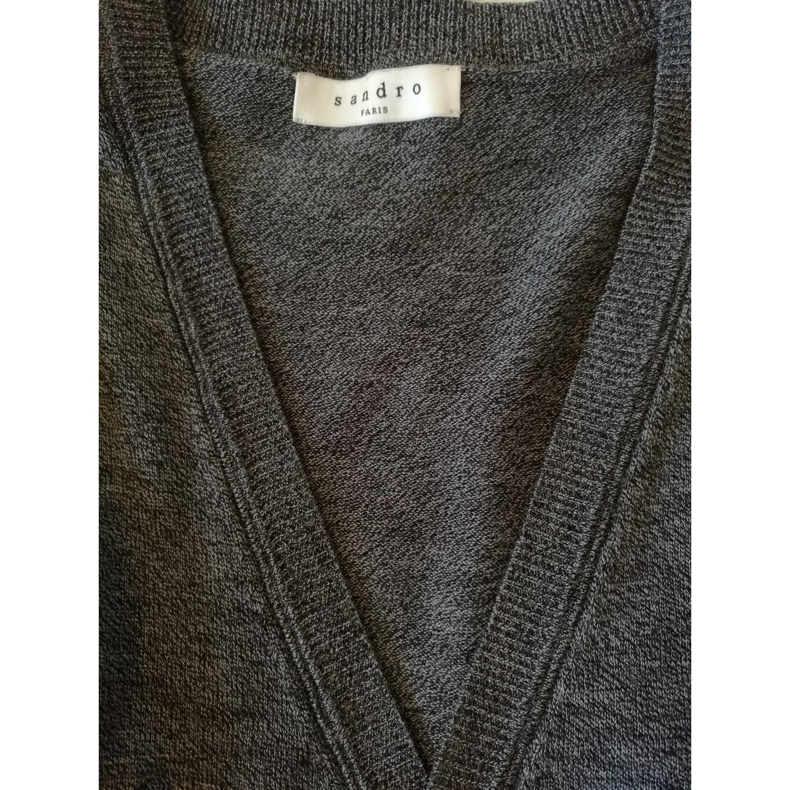 Sandro Sweaters Grey Wool ref.46622 - Joli Closet