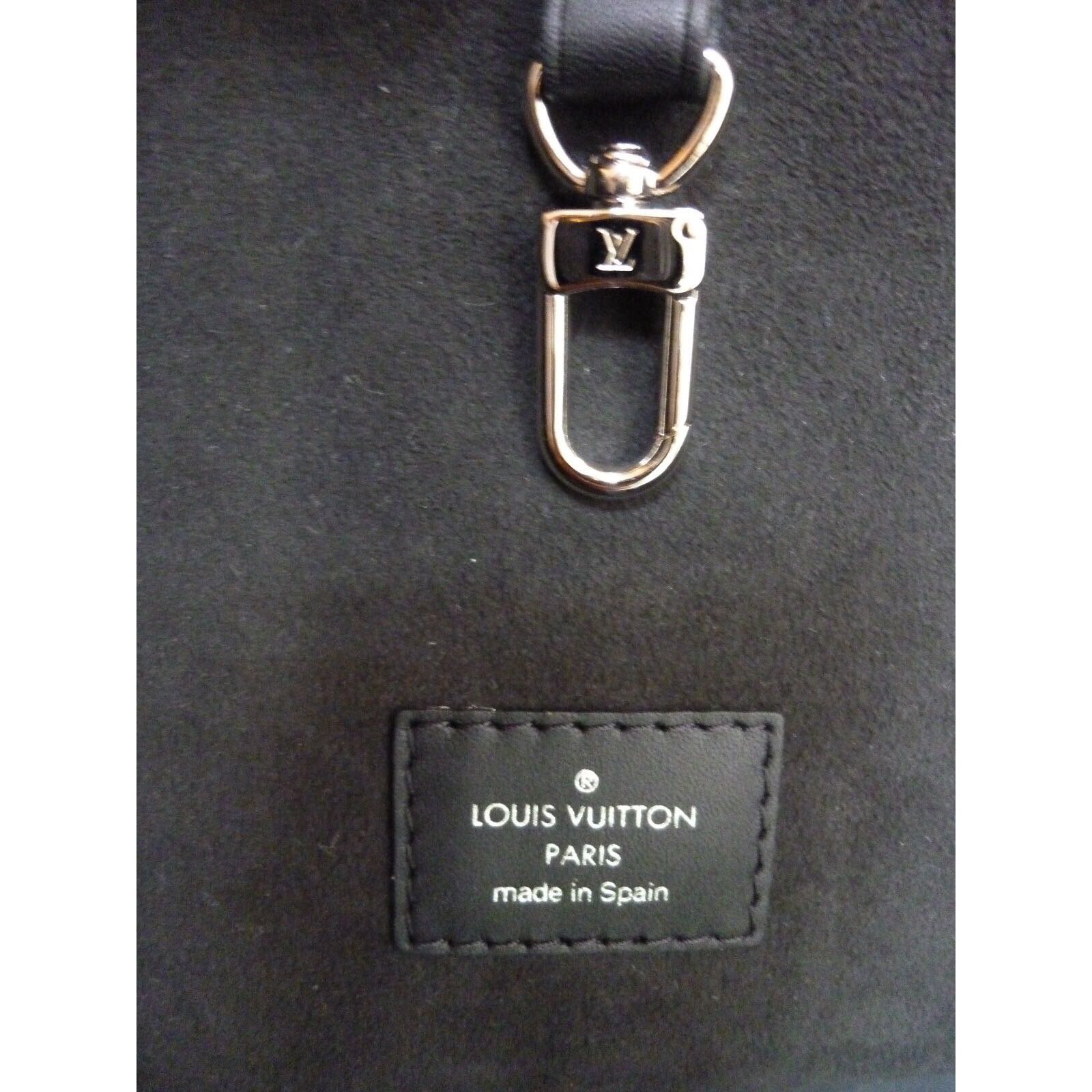 Louis Vuitton Neverfull MM Black Leather ref.46767 - Joli Closet