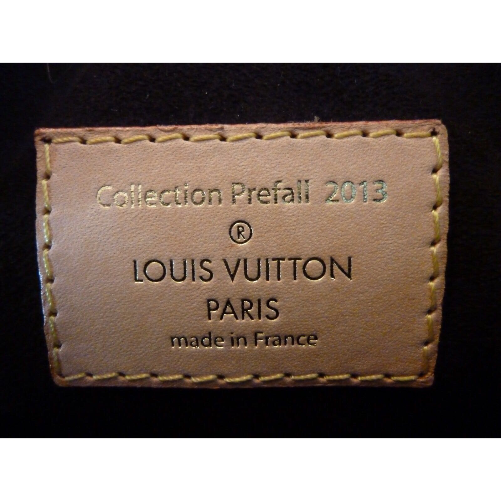 Louis Vuitton Deauville ultra limited serie Brown Red Leather ref