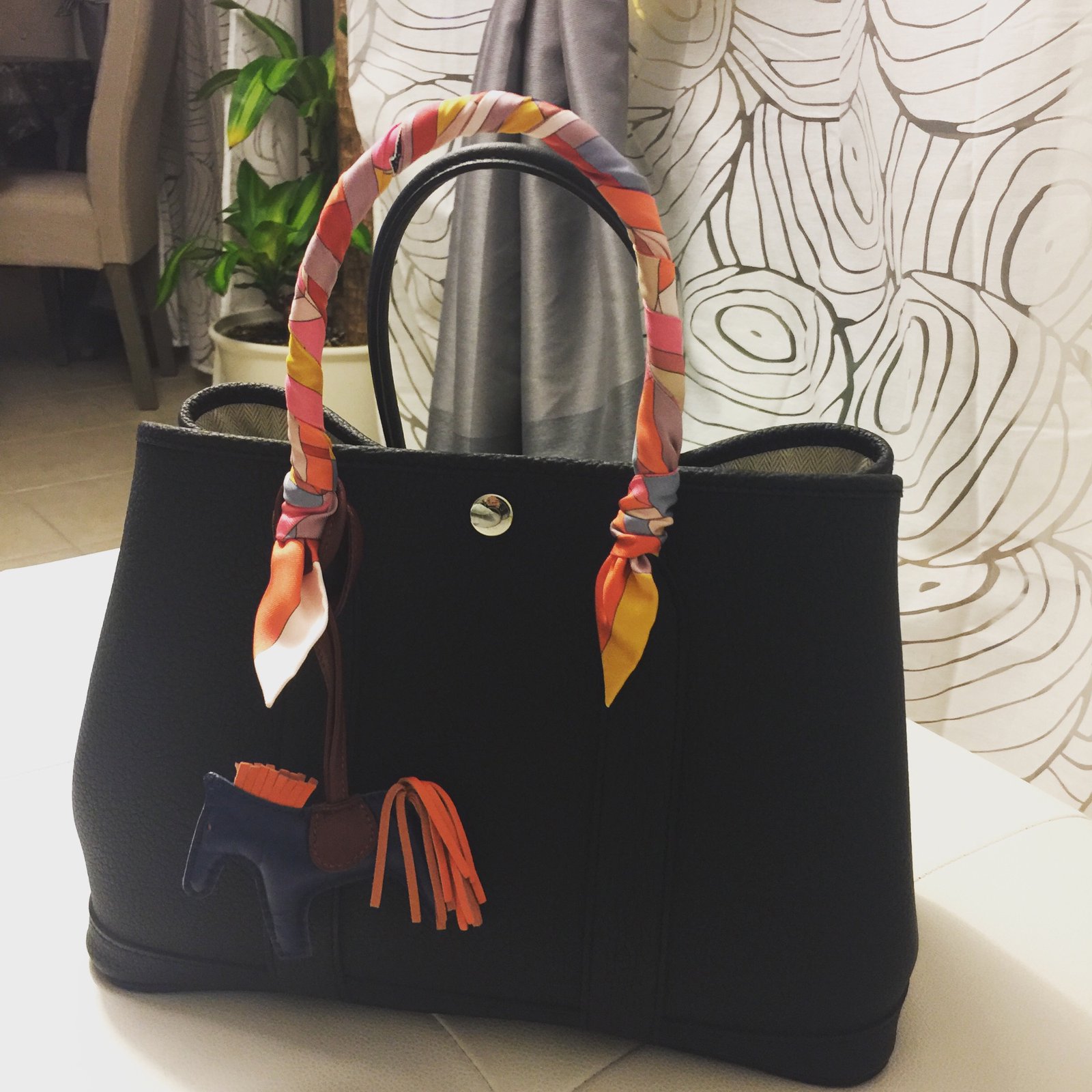 outfit hermes garden party 30 black