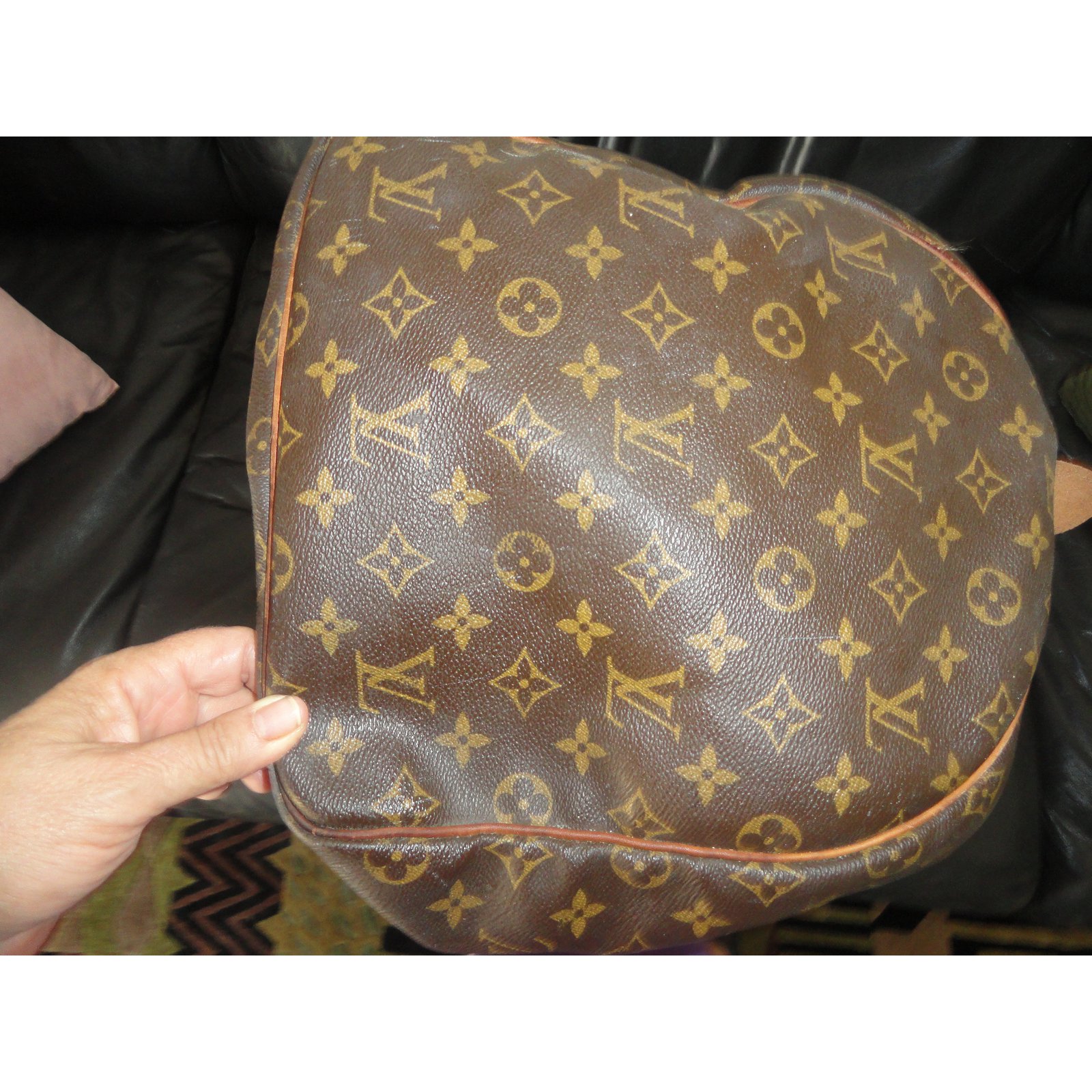 Louis Vuitton LV City Keepall bag Beige Leather ref.492157 - Joli Closet