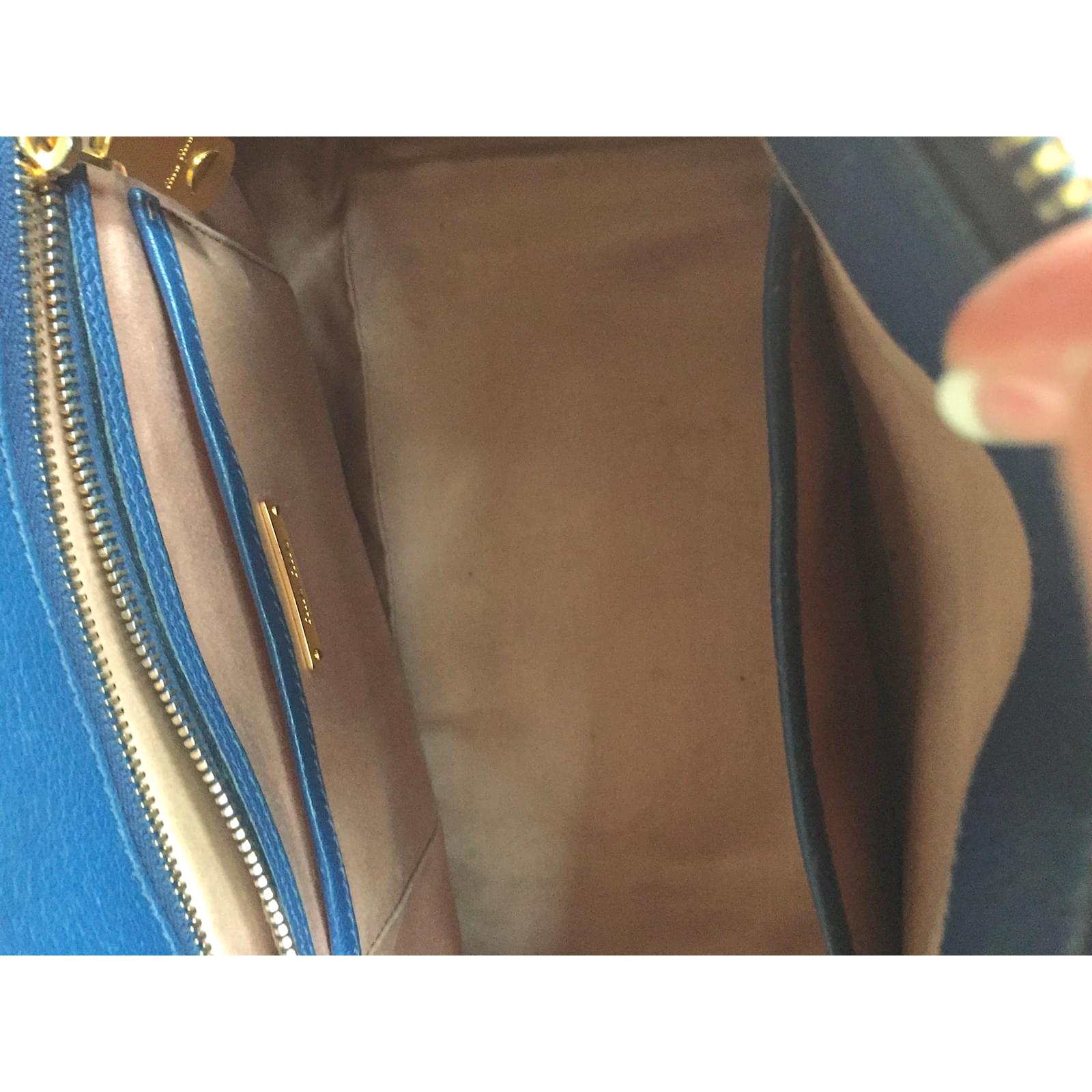 Miu Miu bag Blue Leather ref.47247 - Joli Closet