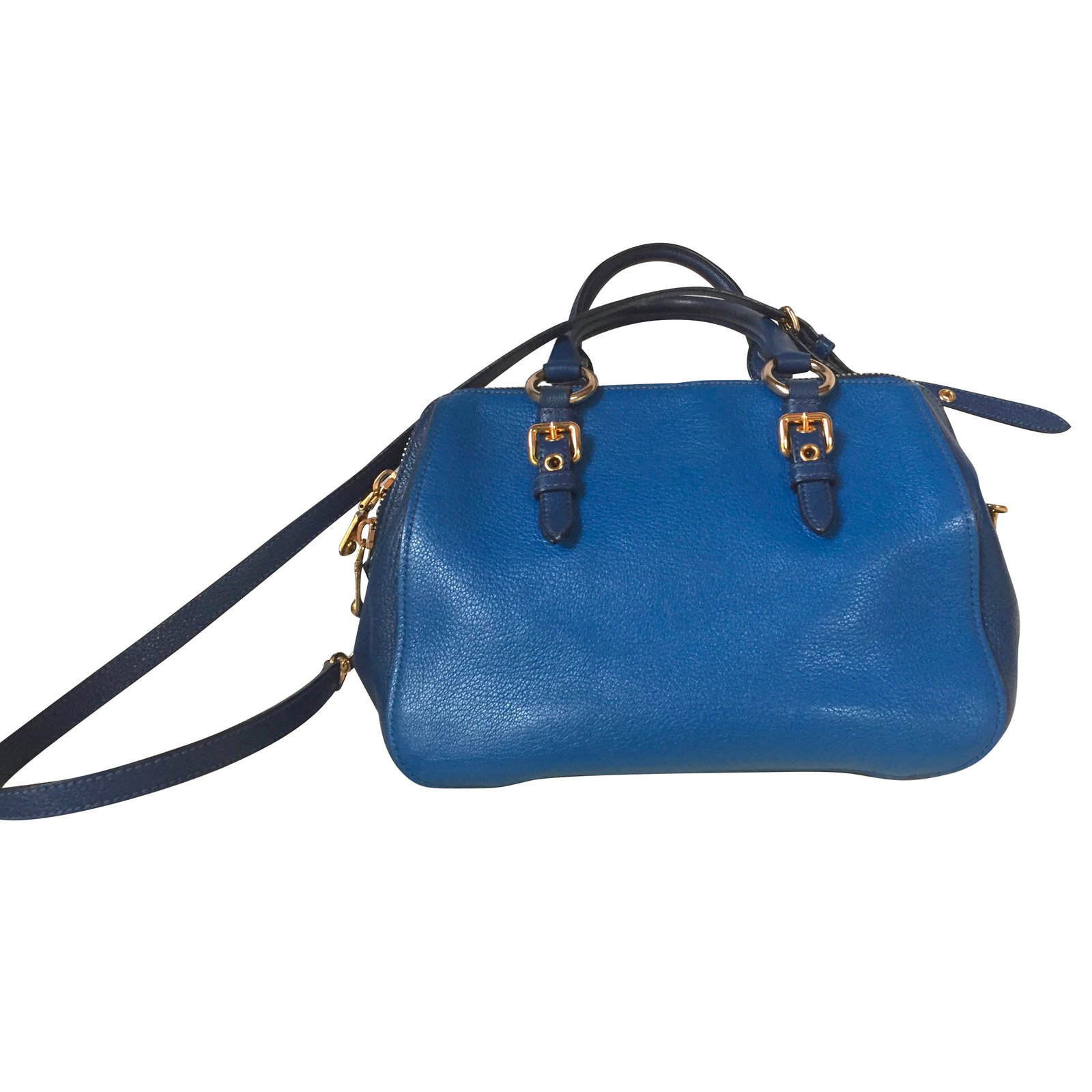 Miu Miu bag Blue Leather ref.47247 - Joli Closet