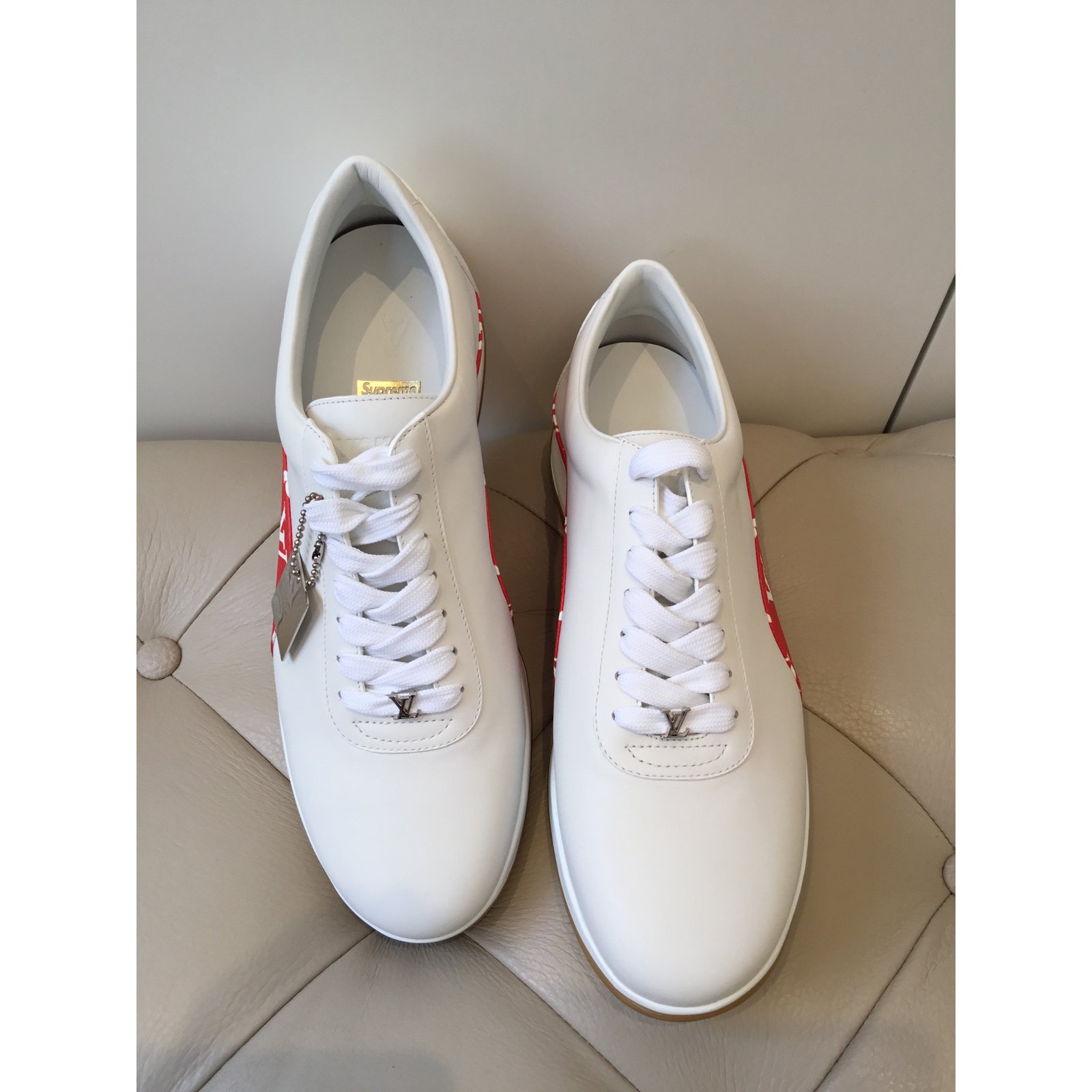 Louis Vuitton Sneakers White ref.972664 - Joli Closet