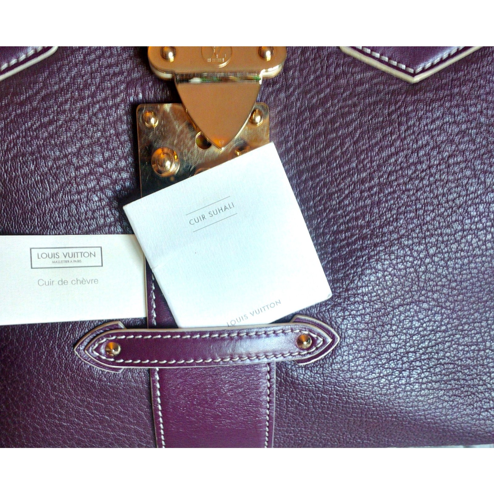 Louis Vuitton White Suhali Leather L'Ingenieux PM Bag Louis Vuitton | The  Luxury Closet
