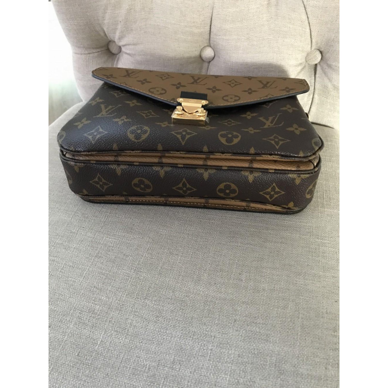 Louis Vuitton Metis reverse monogram Caramel Leather ref.218833 - Joli  Closet