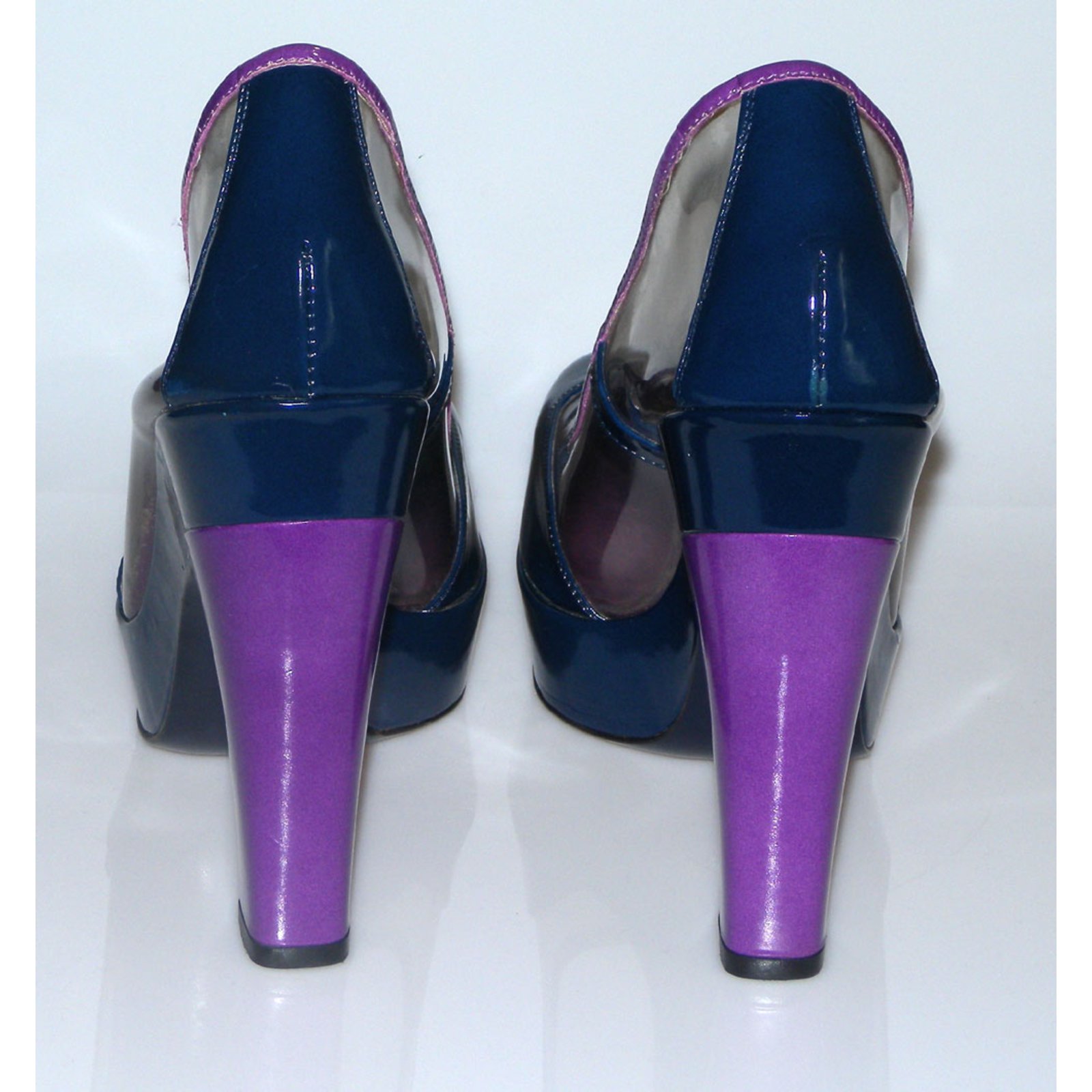 Louis Vuitton Heels Blue Purple ref.48436 - Joli Closet