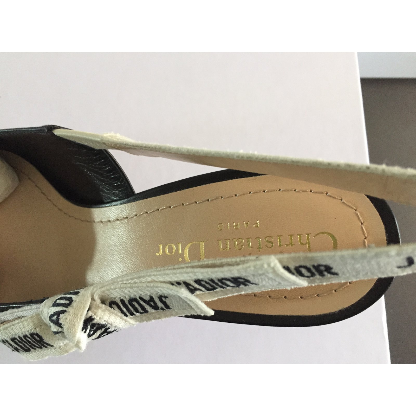 Dior Heels Black Leather ref.48481 - Joli Closet