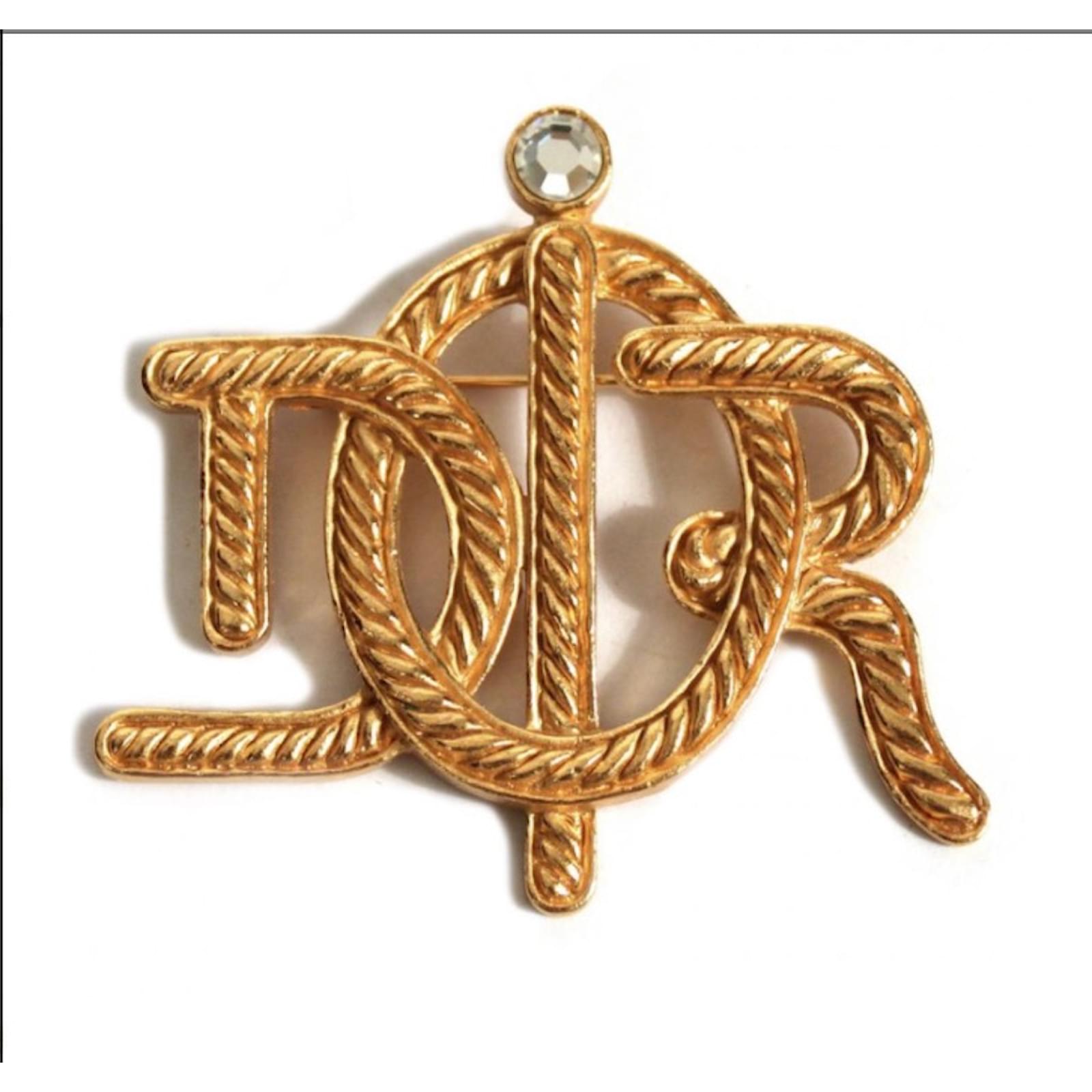 Christian Dior Pins & brooches Golden ref.49067 Joli Closet