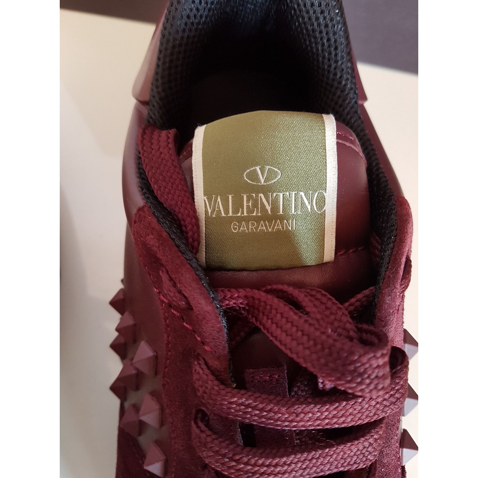 Baskets Valentino Garavani Taille 38 Neuves - Cuir Multicolore, Strass, Fabriquées En Italie