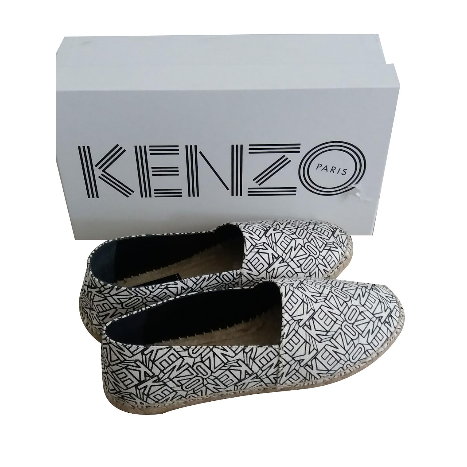 white kenzo espadrilles