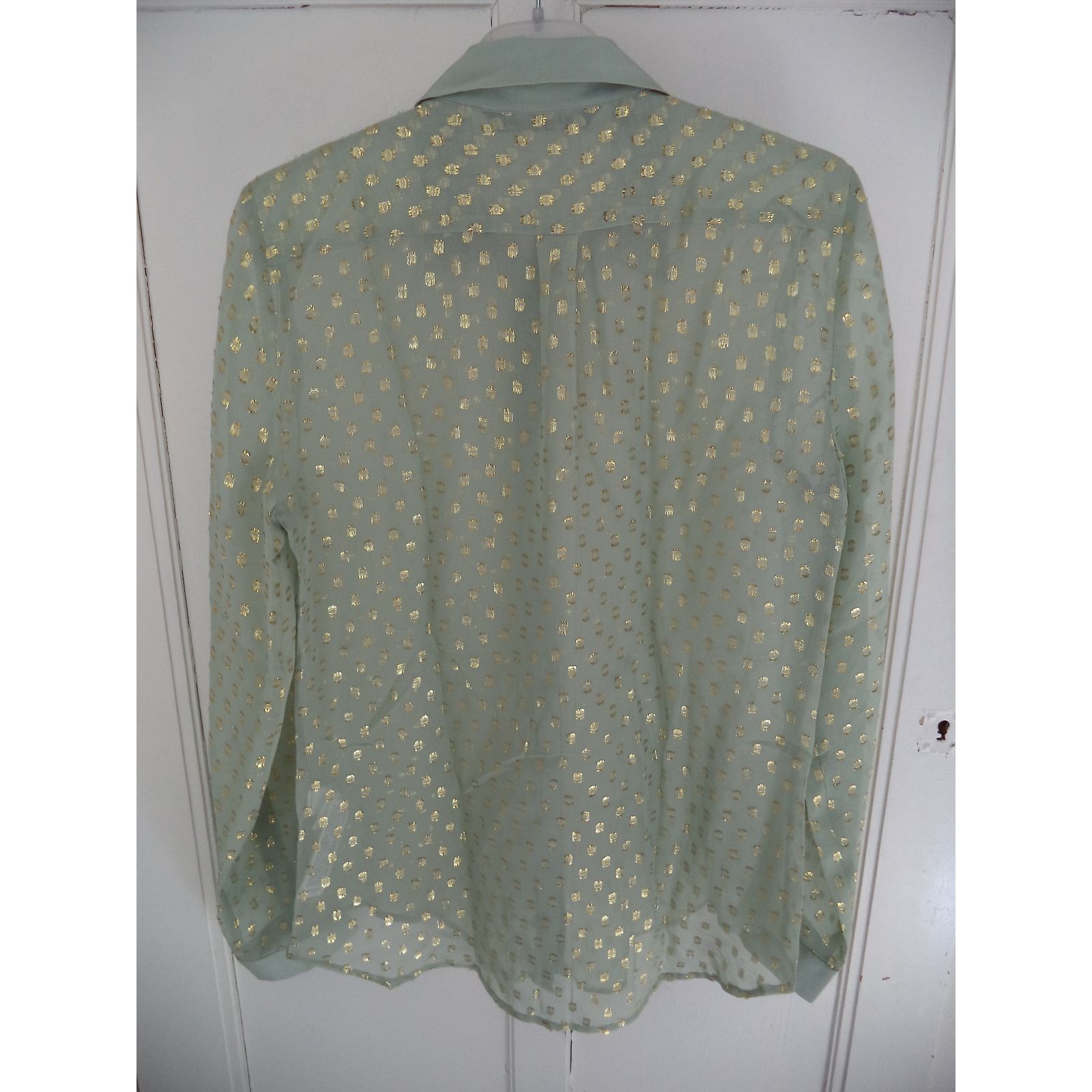 Chemisier Vert Fleuri Zara Taille M - Occasion Très Bon État - Style Blouse Floral Femme