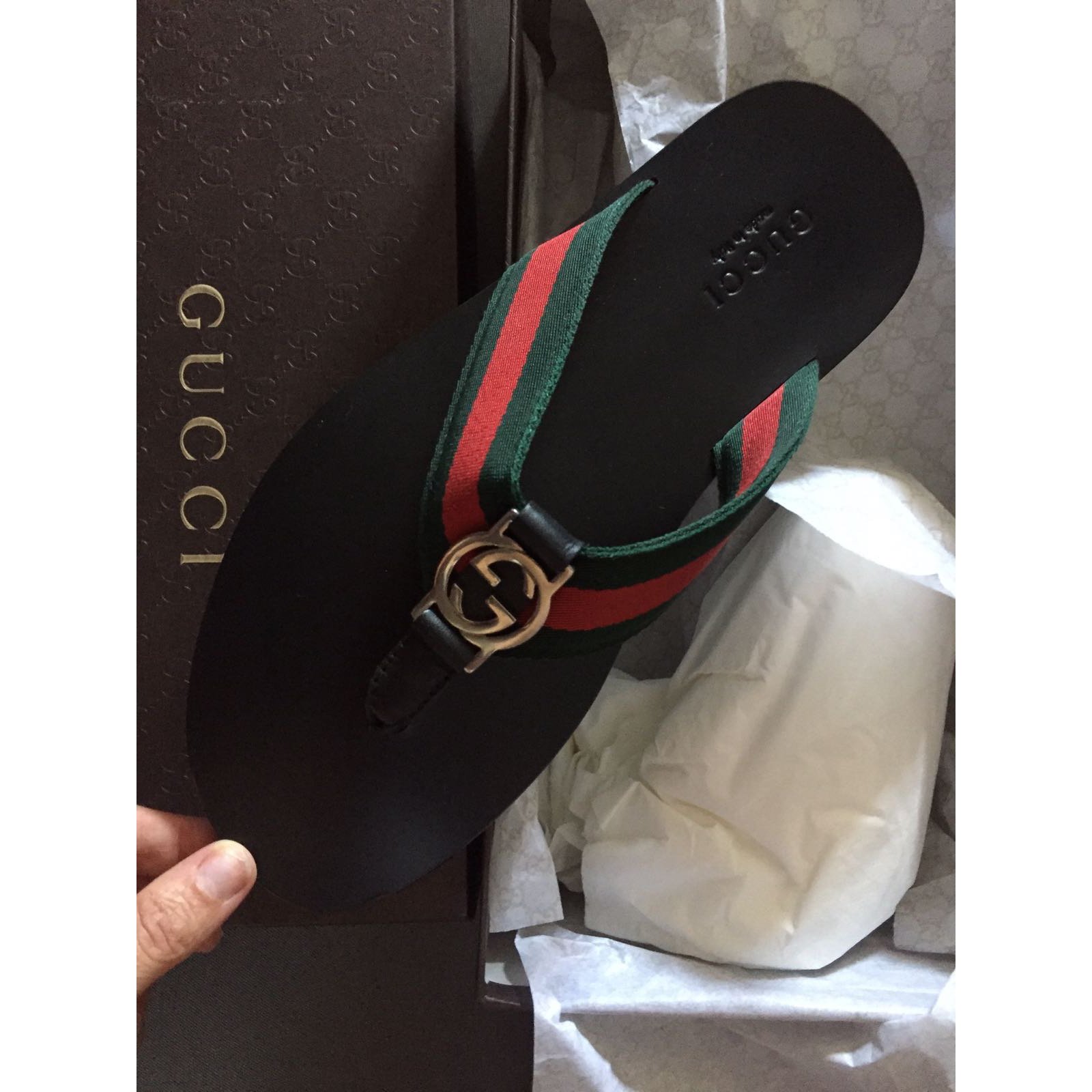 Gucci Men Sandals Black Leather ref.49794 - Joli Closet
